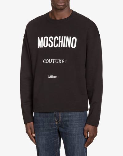 Moschino COTTON SWEATSHIRT WITH LOGO outlook