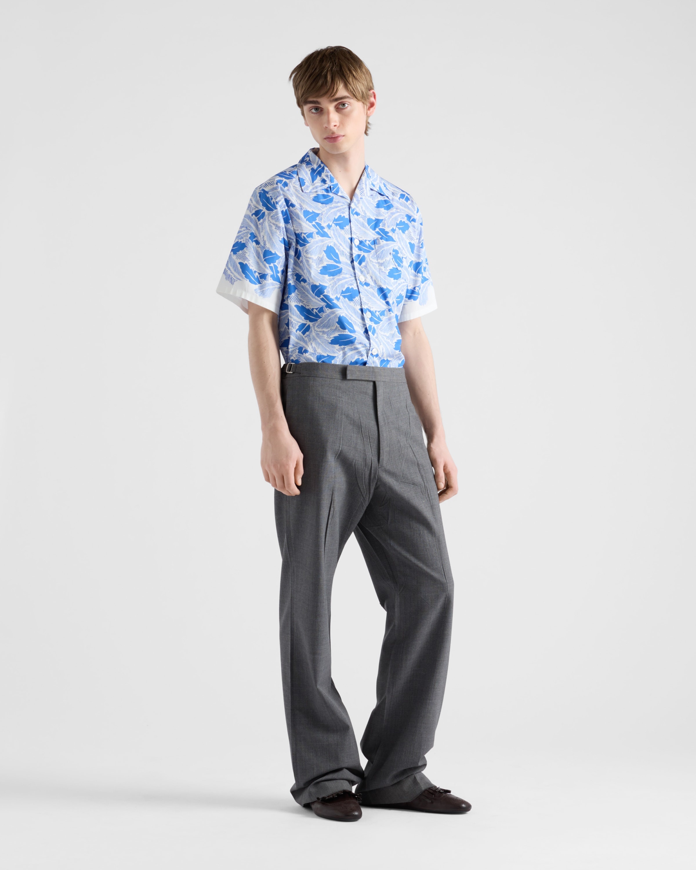 Short-sleeved cotton shirt - 2