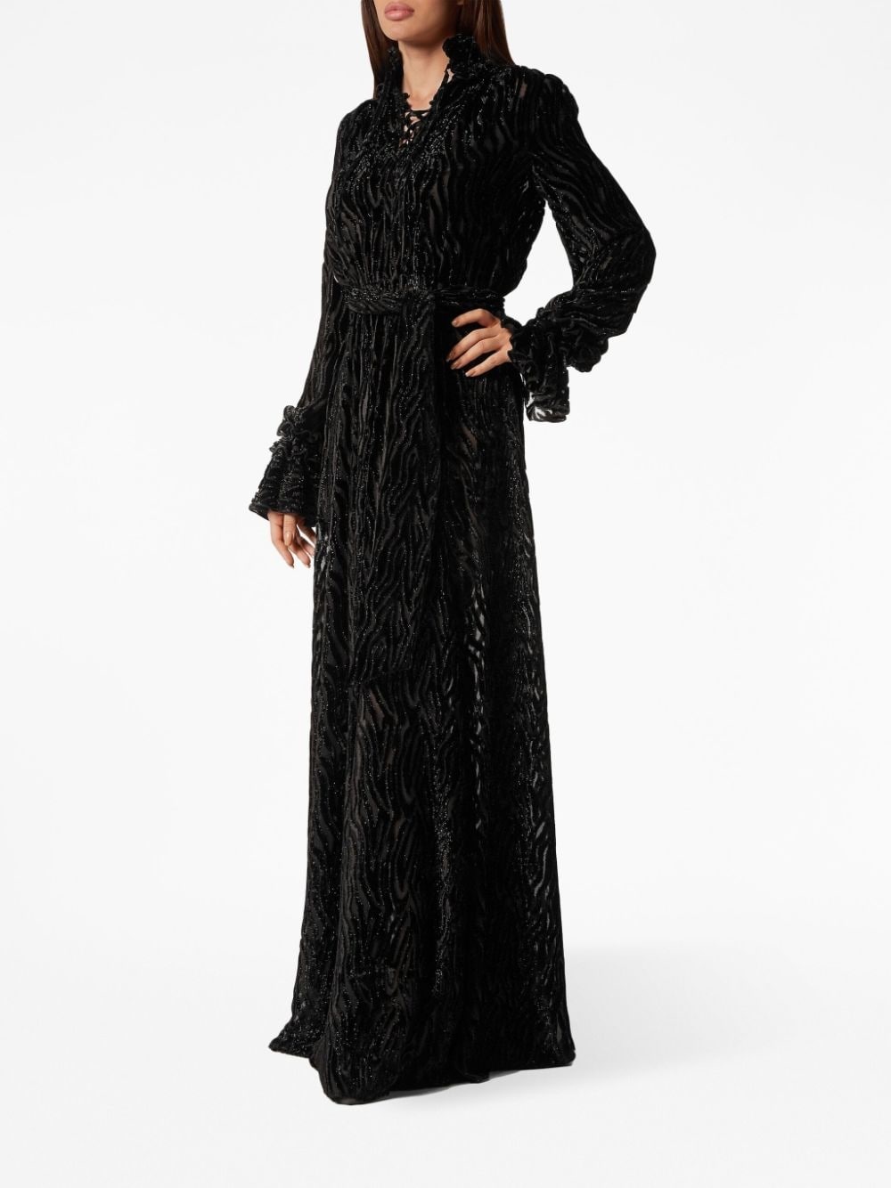 Chiffon Gipsy devoré-effect dress - 3
