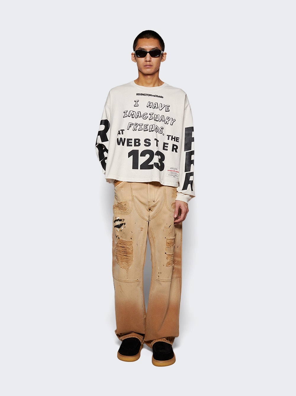 RIVINGTON roi Rebis Philemon Cva Long Sleeve Tee Max White