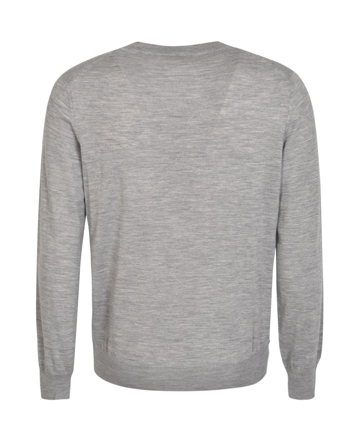 Crew Neck Fine Gauge Jumper - 2