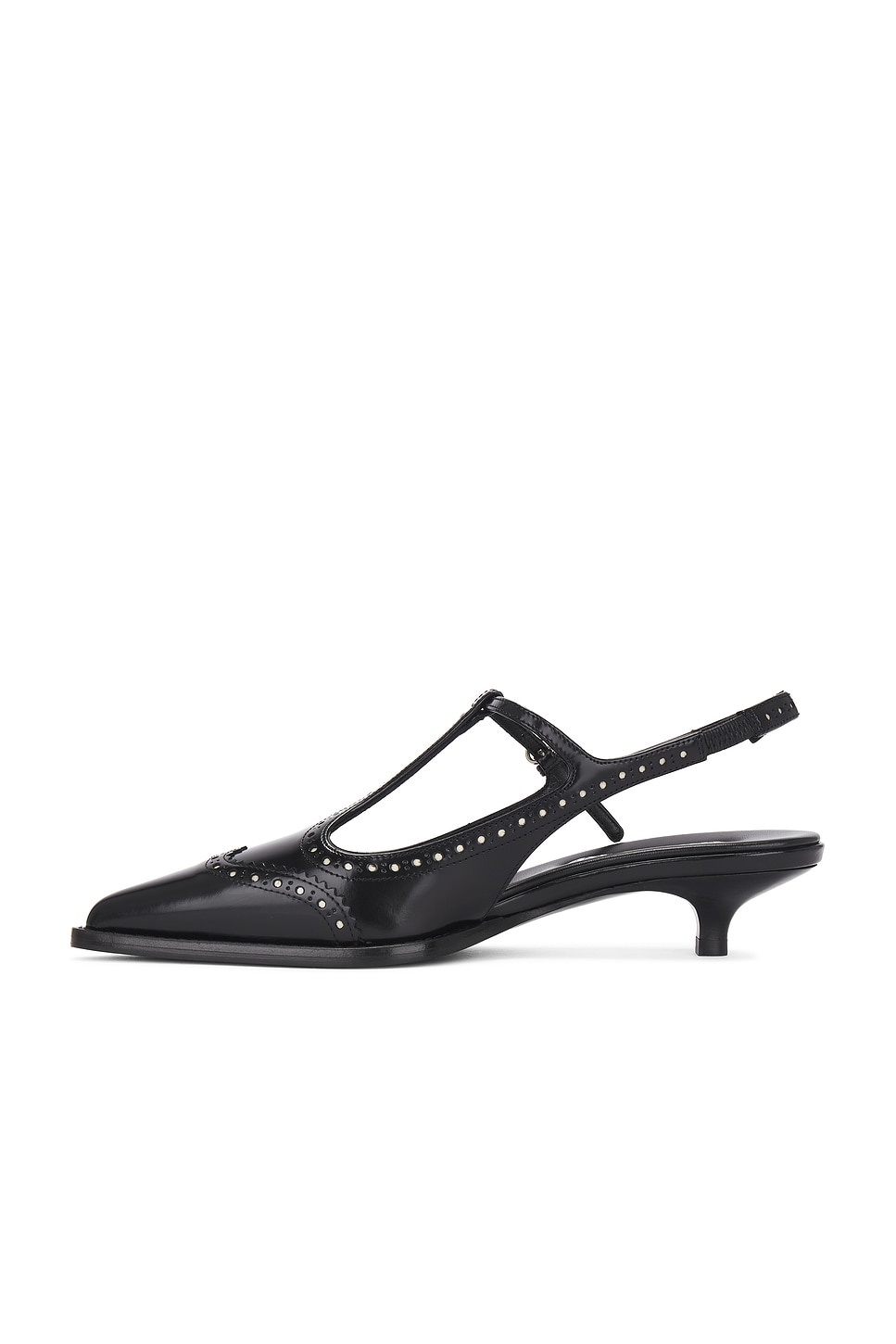 Sling Back Kitten Heel - 5