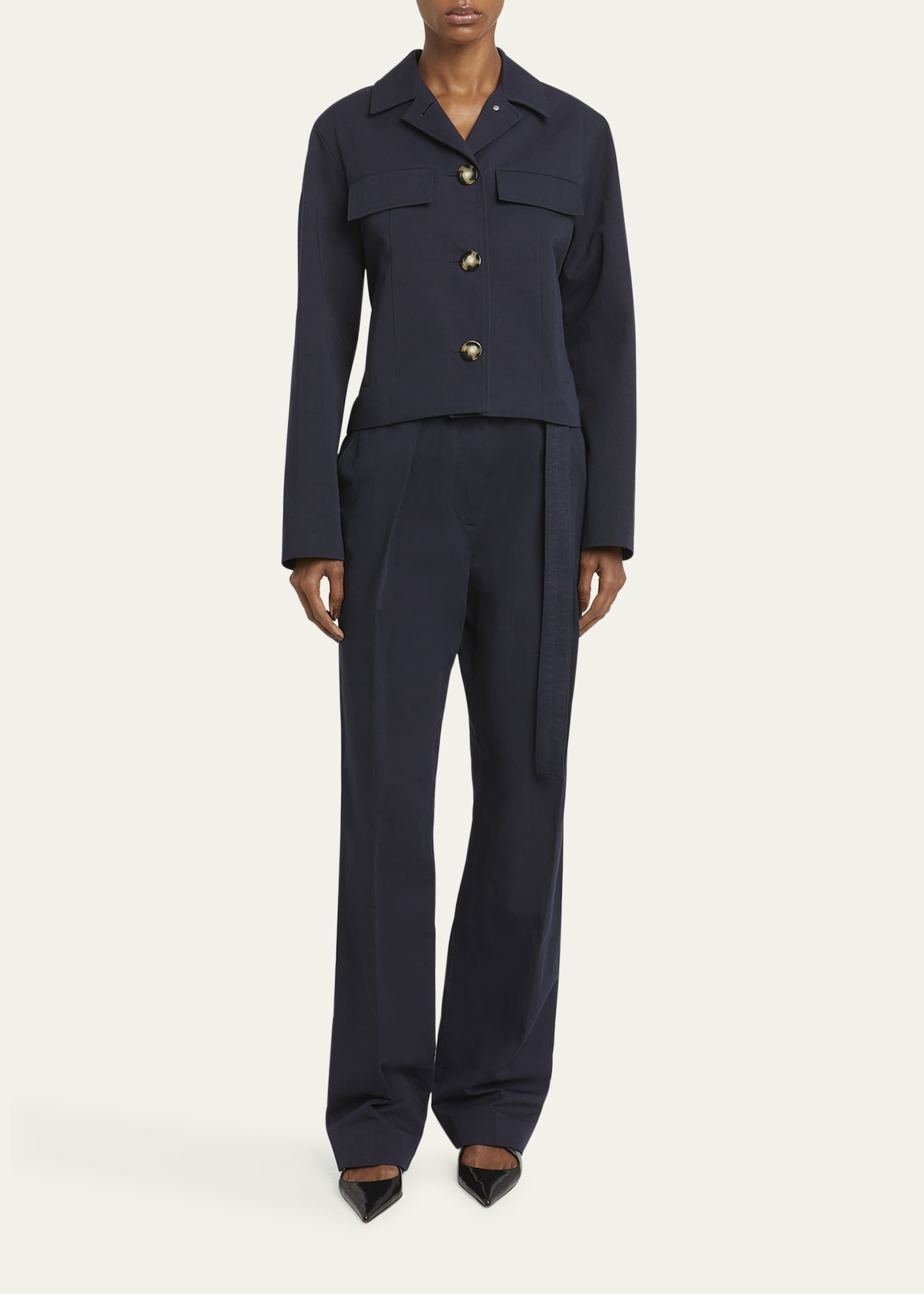 Thelma Cotton Linen Suiting Jacket - 2
