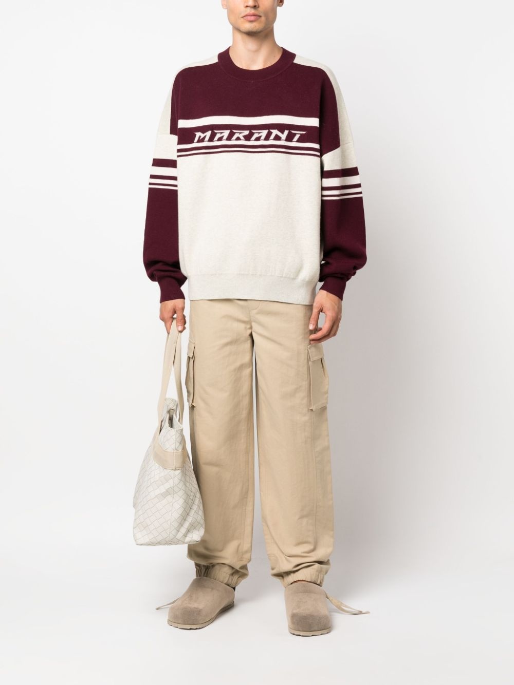 logo intarsia-knit jumper - 2