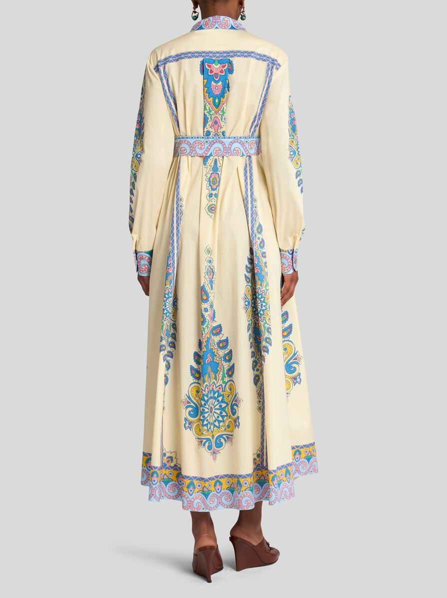 PRINTED COTTON SHIRT DRESS - 4