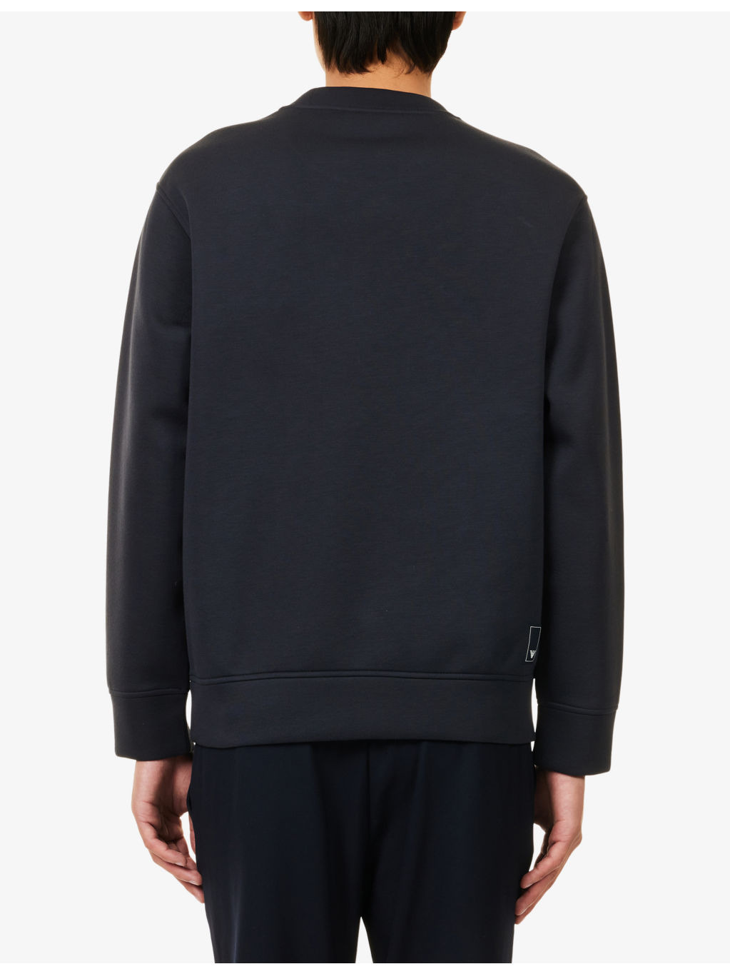 Logo-Patch Zipped-Pockets Jersey Sweatshirt - 4