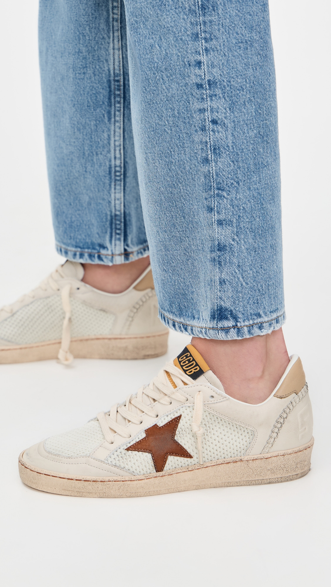 Ballstar Net and Leather Sneakers - 2