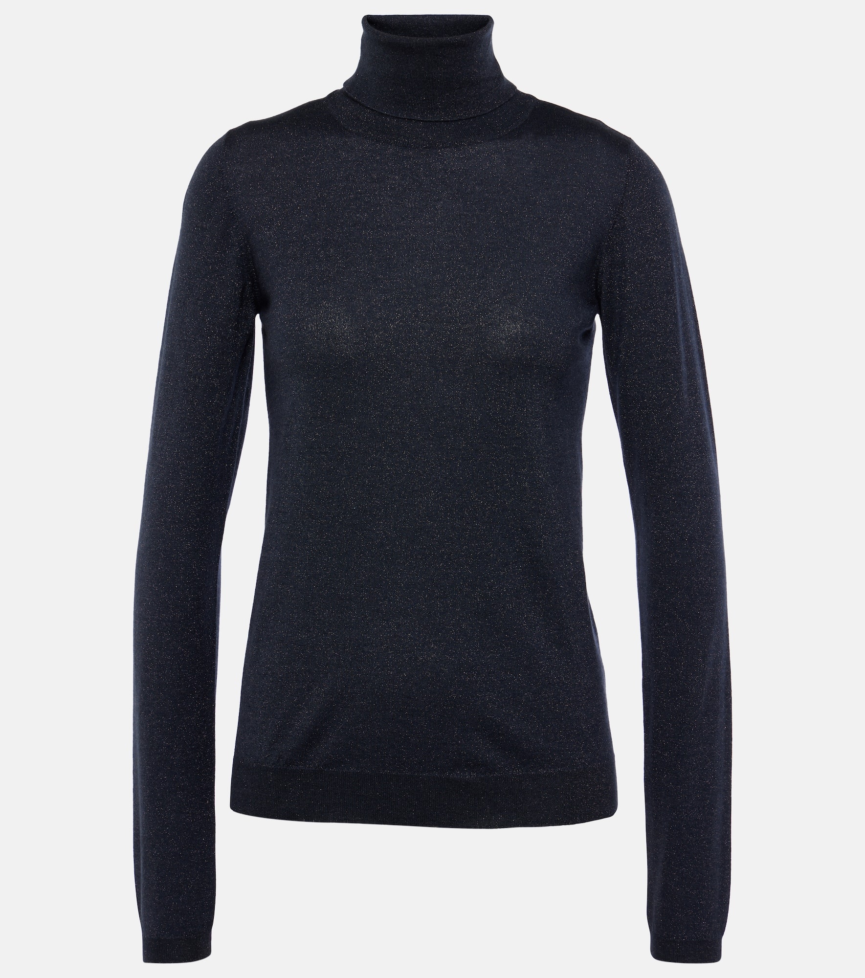 Turtleneck cashmere-blend top - 1