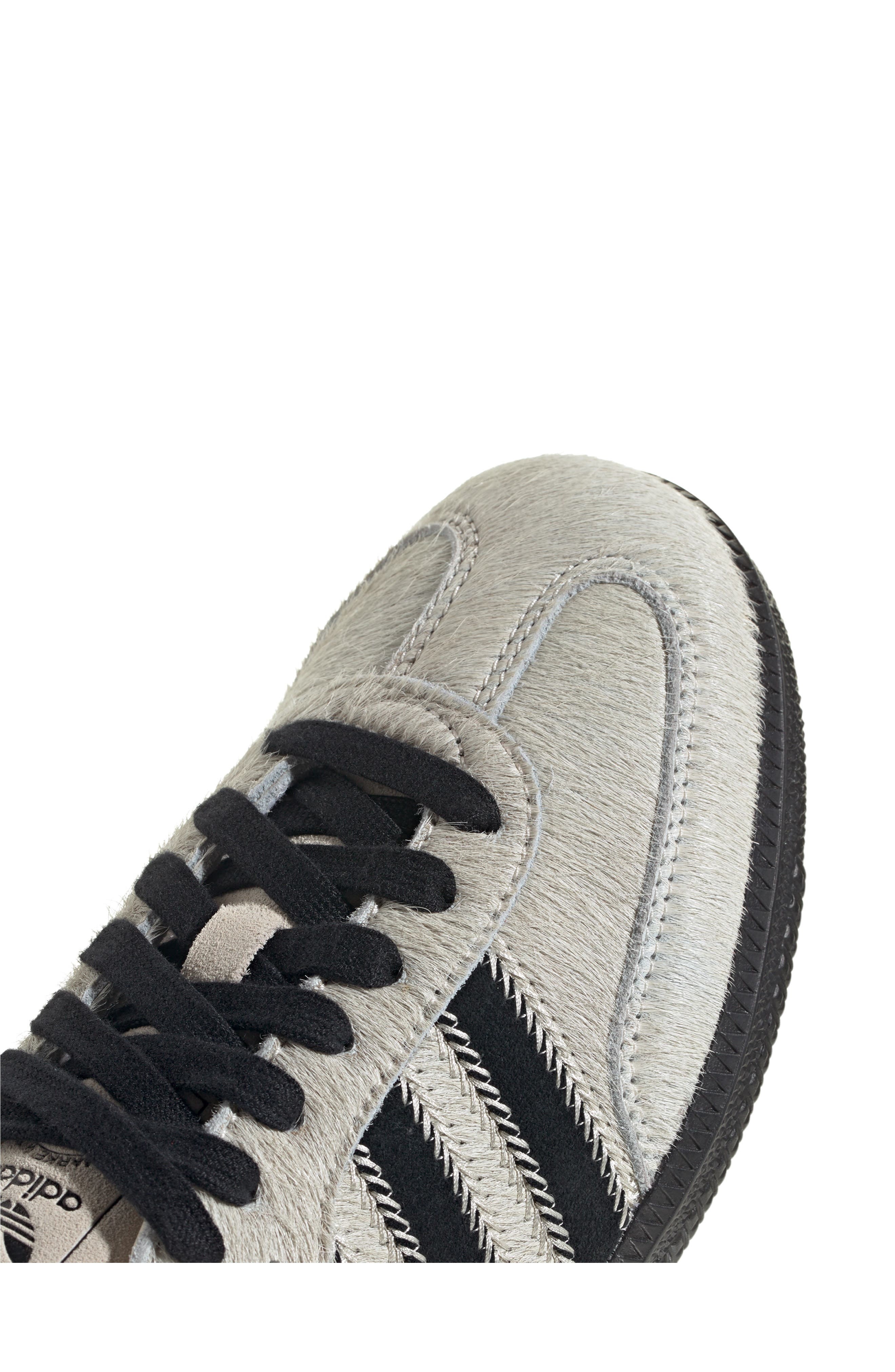 adidas Samba OG Sneaker in Wonder White/Black/Alumina at Nordstrom - 7