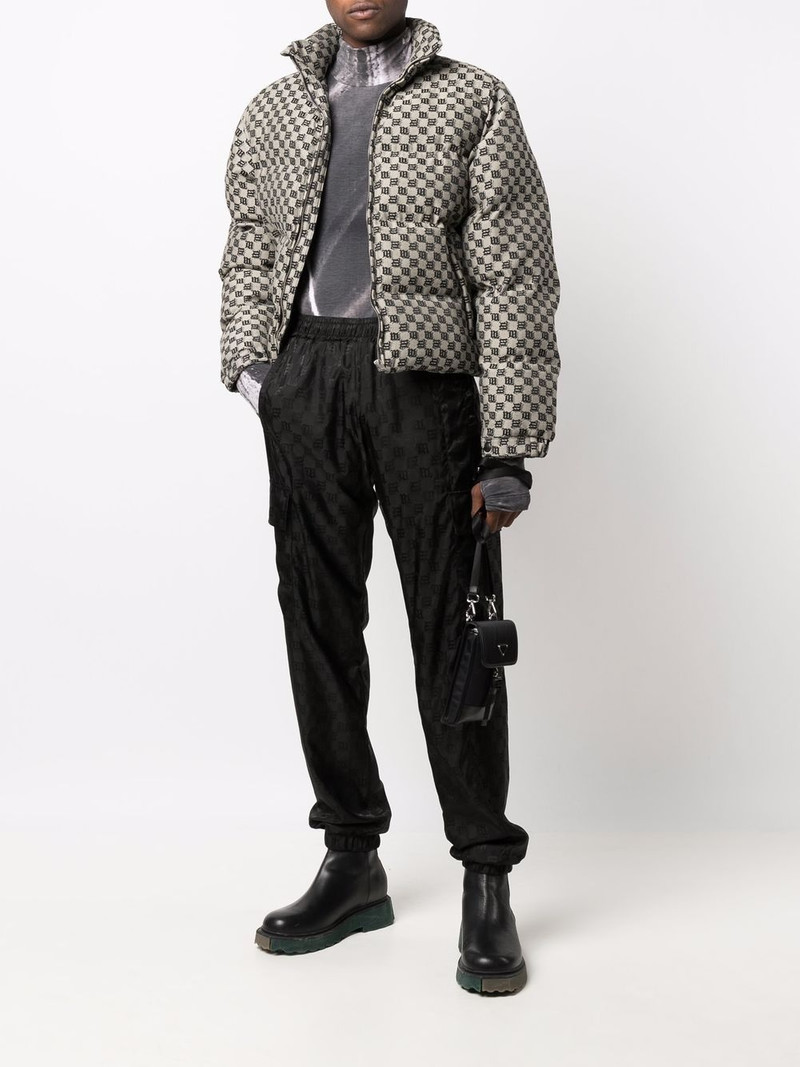 MISBHV monogram-print trousers outlook