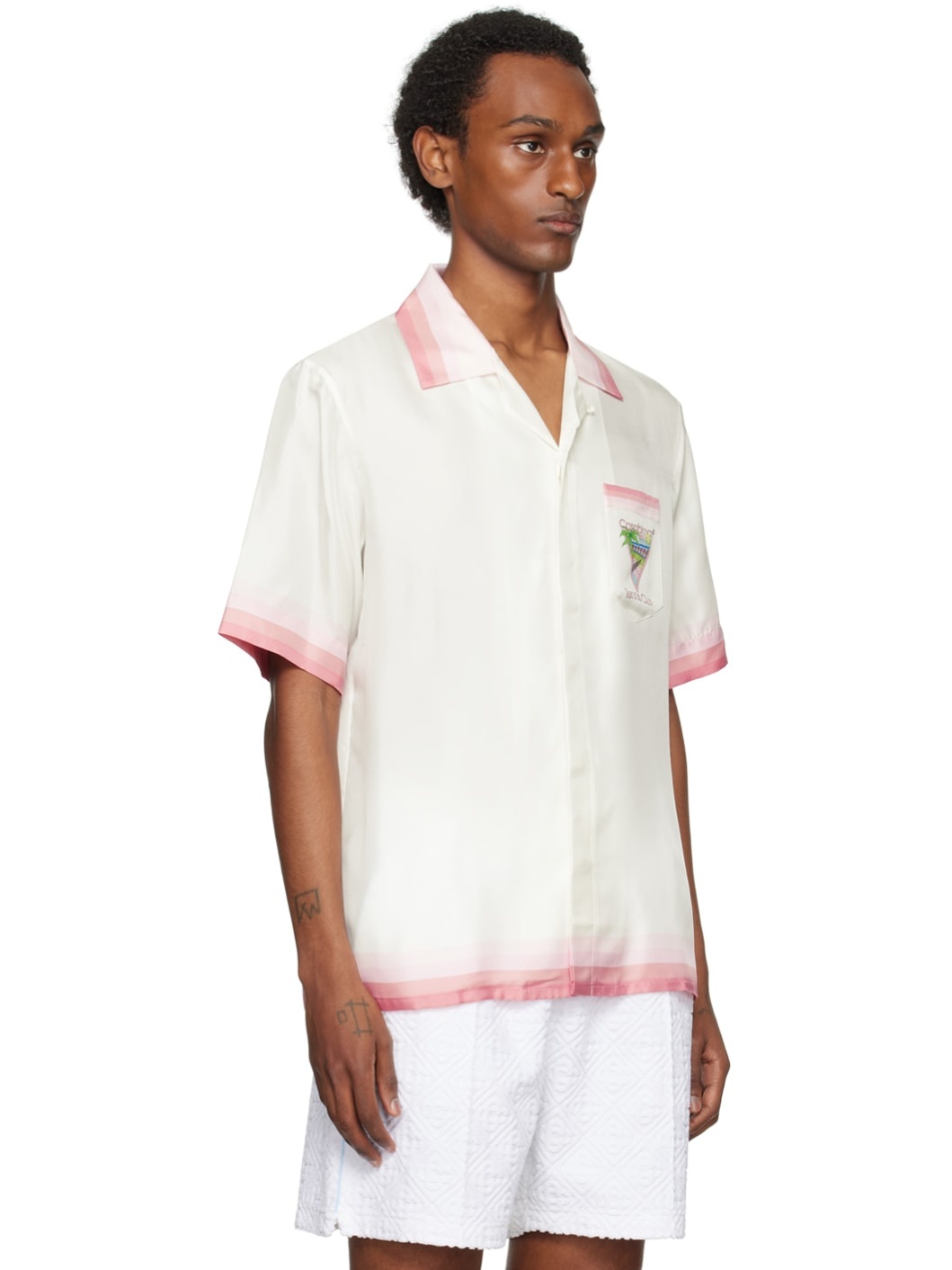 White & Pink 'Tennis Club' Icon Shirt - 2