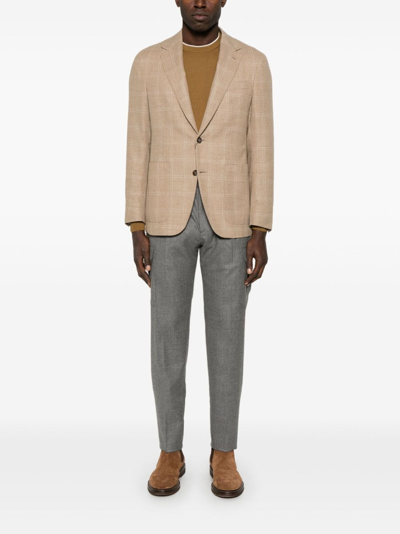Canali checked blazer outlook