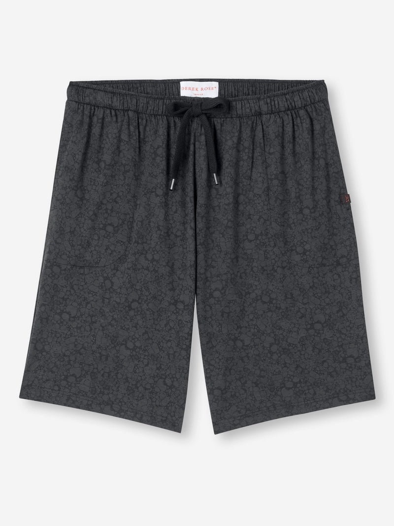 Men's Lounge Shorts London 10 Micro Modal Black - 1