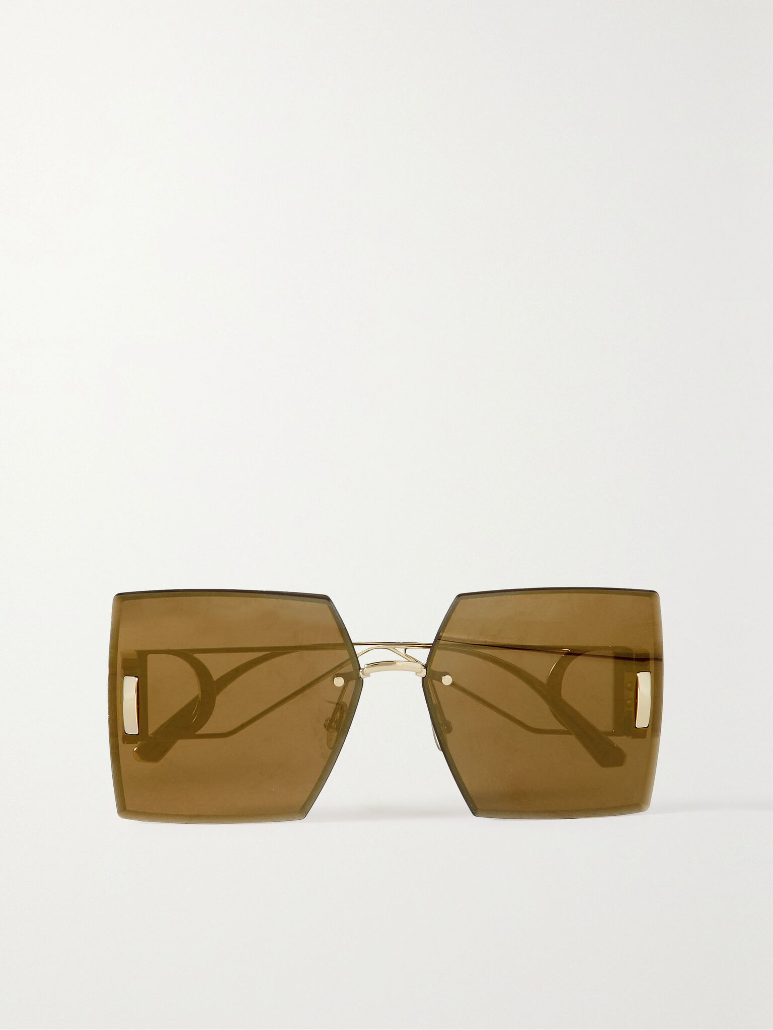 30Montaigne S7U square-frame gold-tone sunglasses Gold - 1
