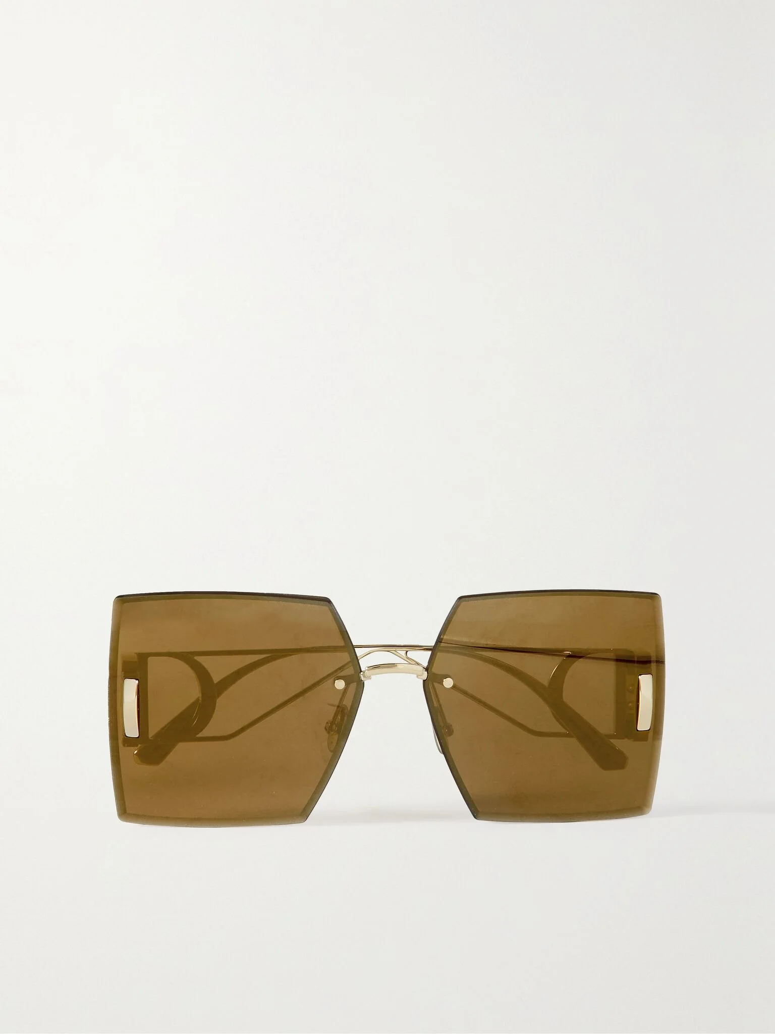 30Montaigne S7U square-frame gold-tone sunglasses Gold - 1