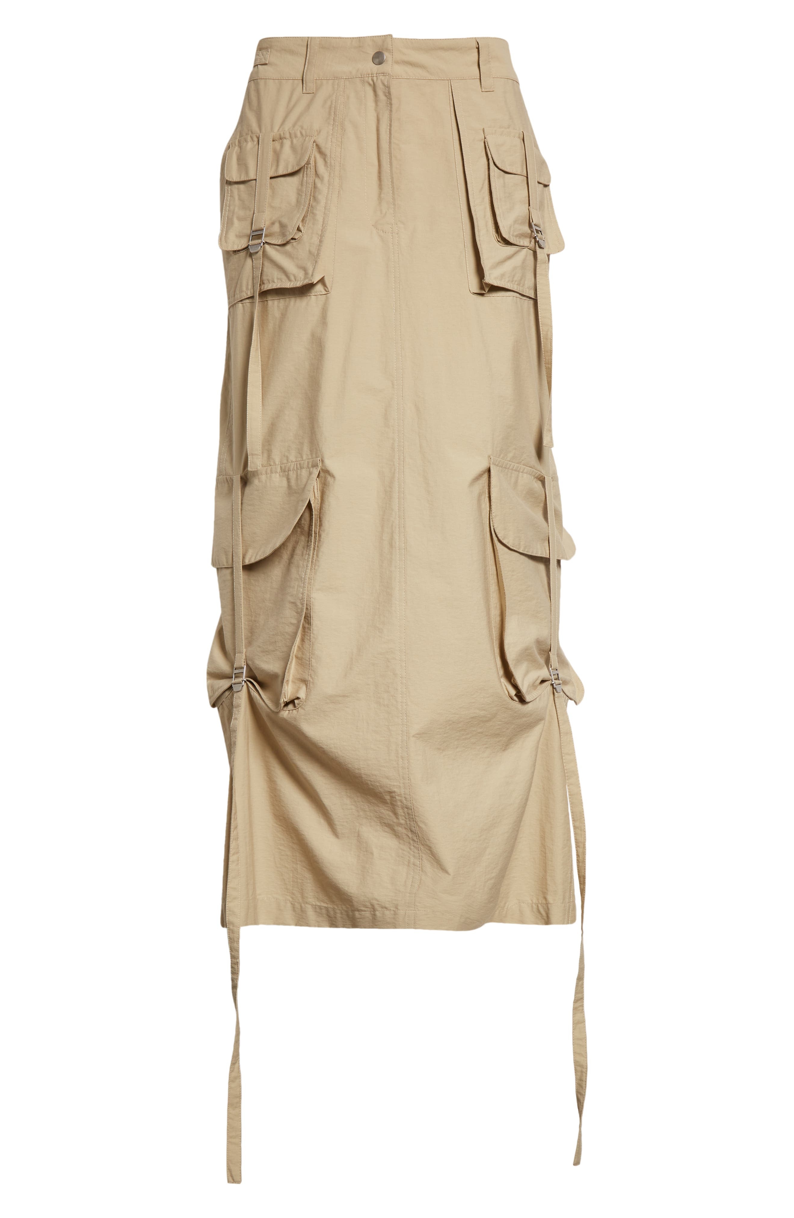 Ilanta Cotton Blend Cargo Skirt - 6