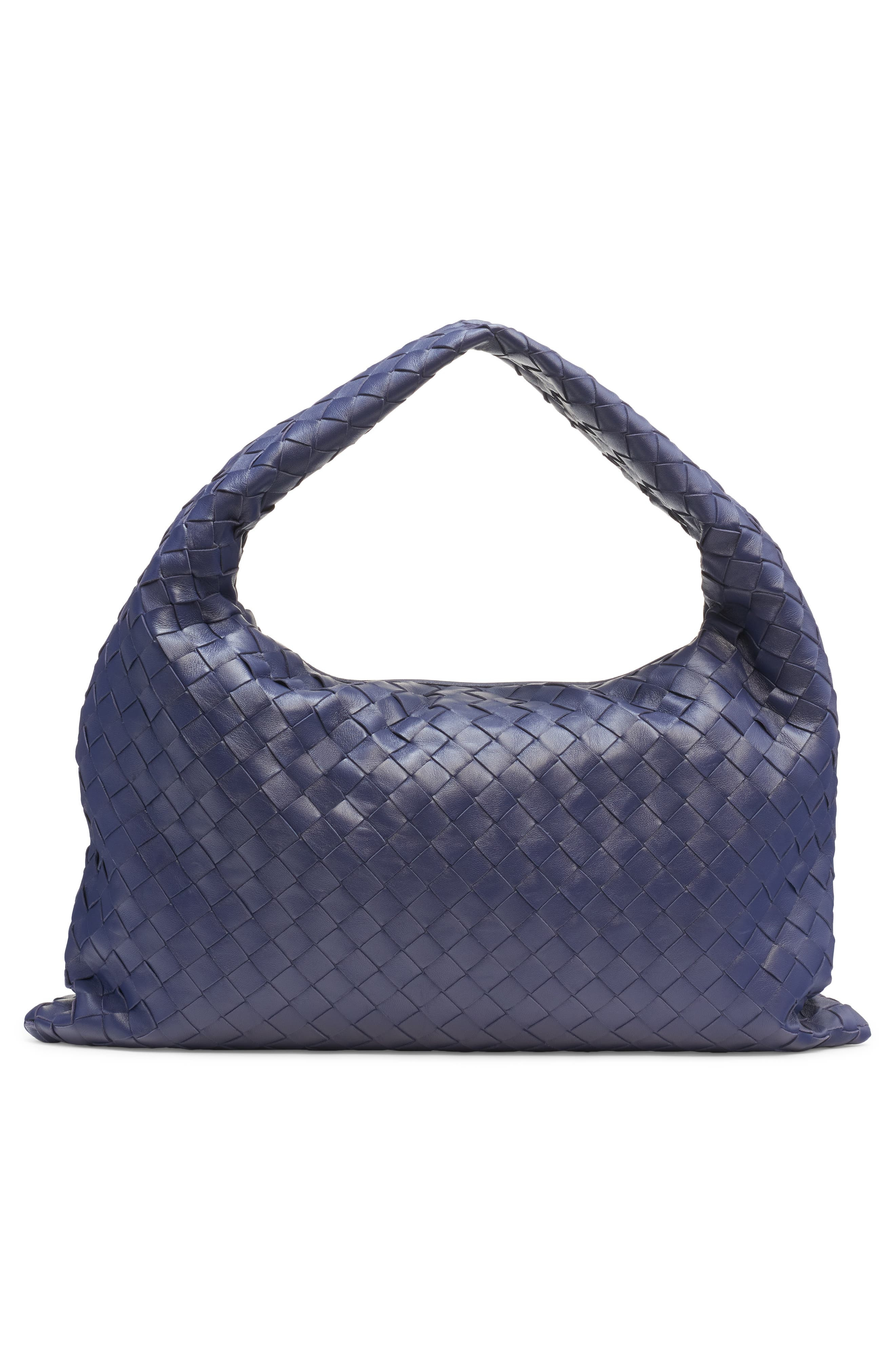 Bottega Veneta Small Hop Intrecciato Leather Hobo Bag in 4527 Duke-M Brass at Nordstrom - 3