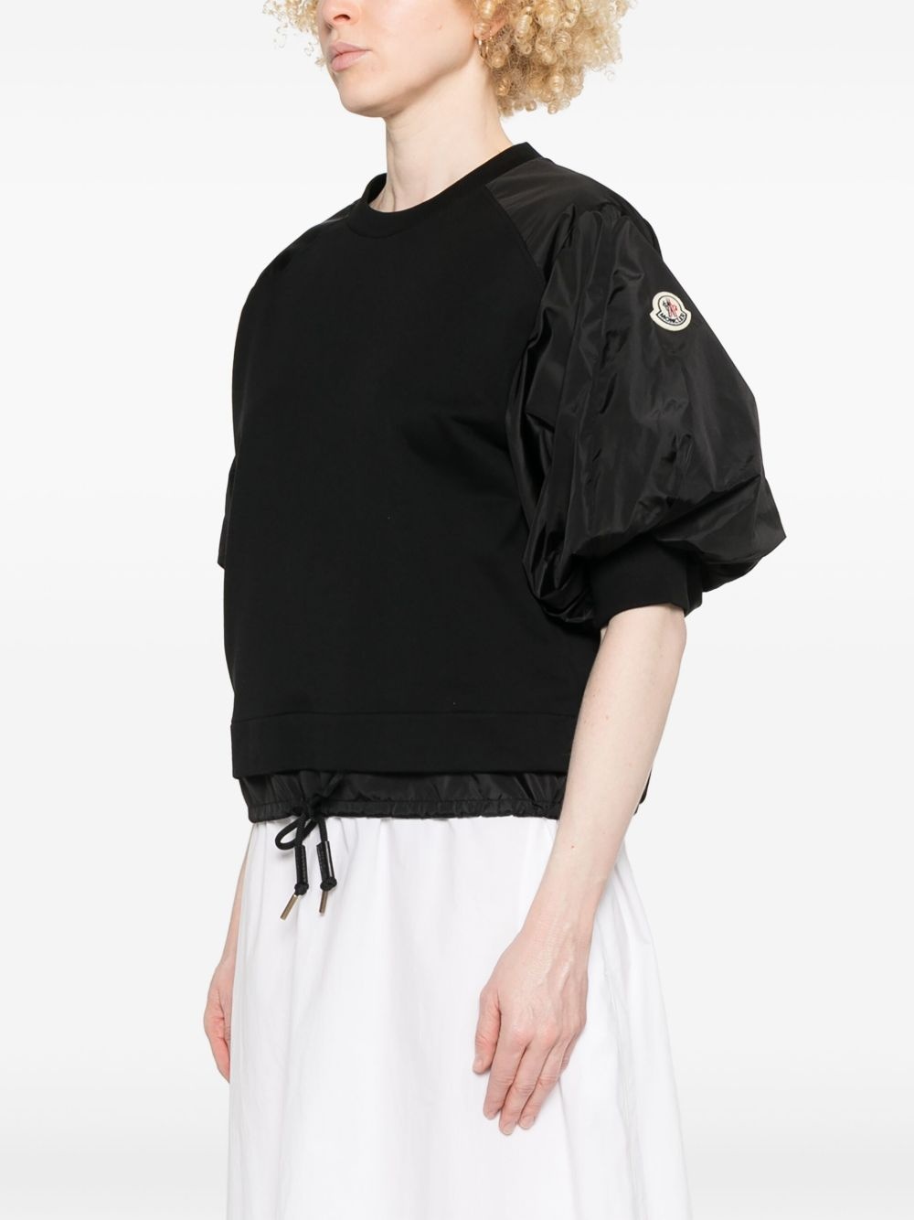 contrast-sleeves T-shirt - 3