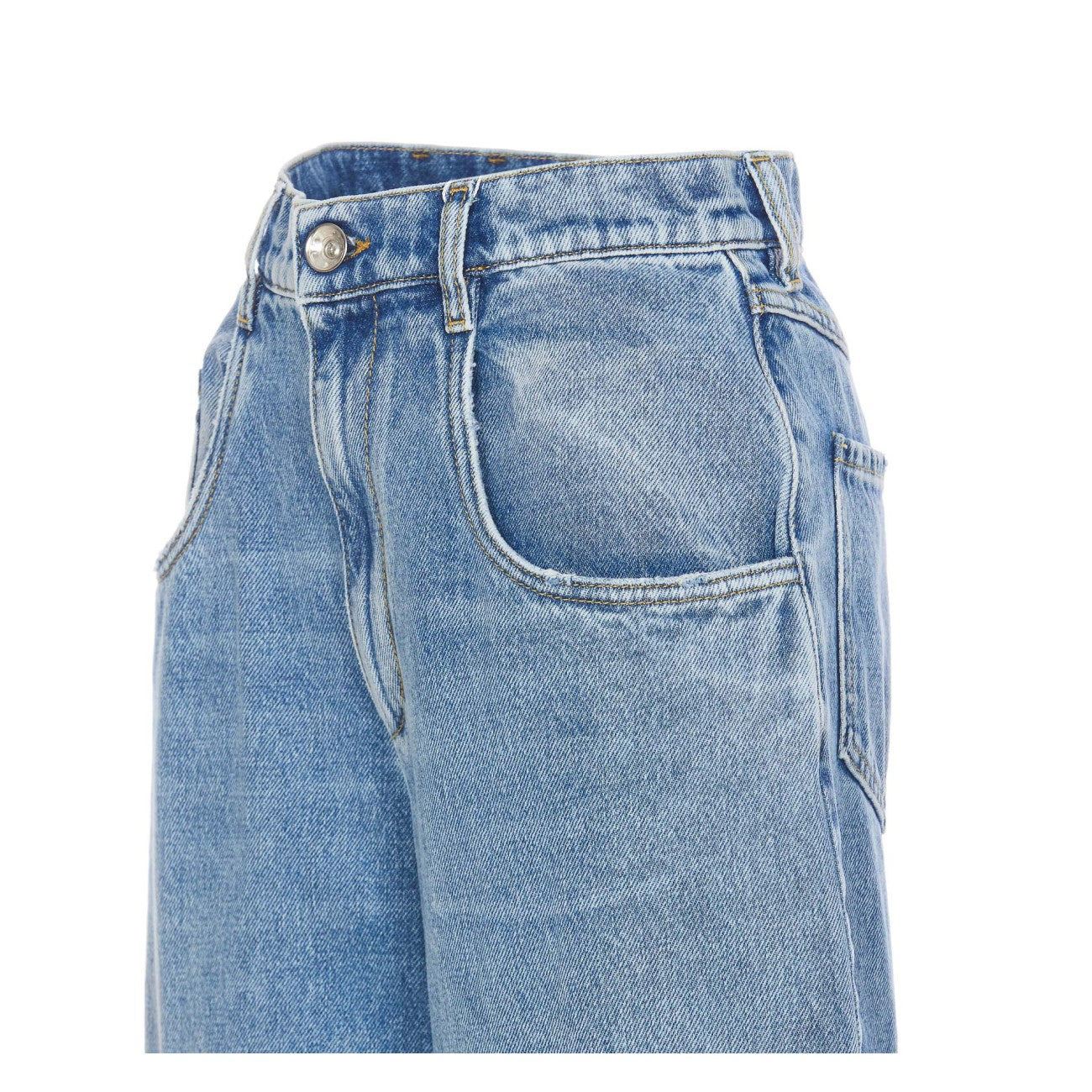 Maison Margiela Women Cut-Out Denim Jeans - 3