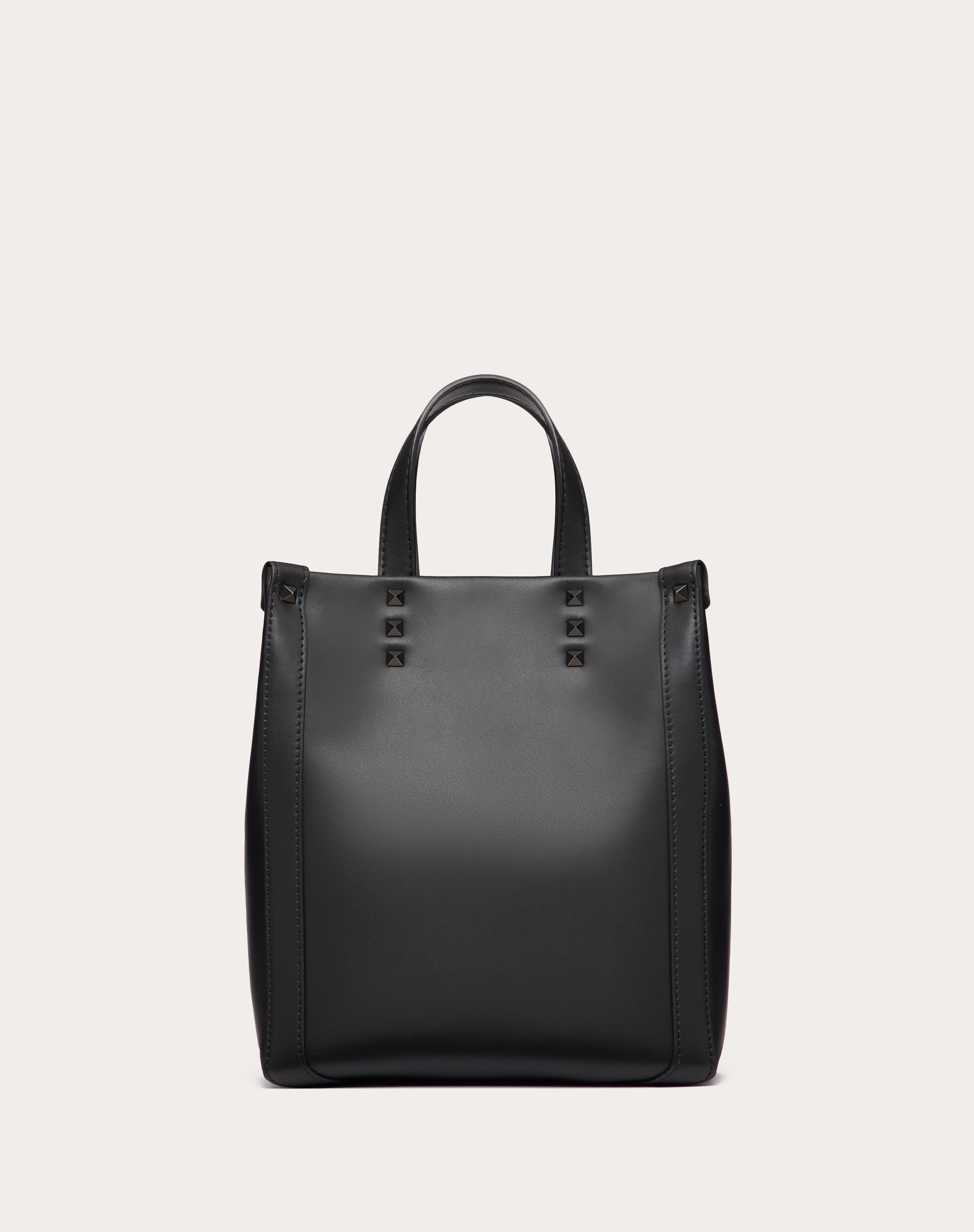 MINI VLTN LEATHER SHOPPER - 3