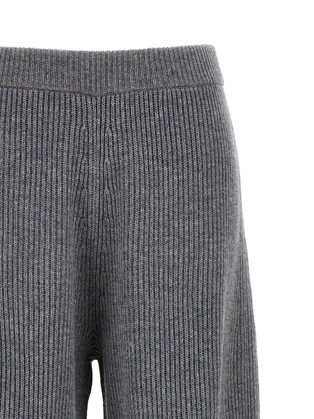 ribbed straight trousers - 4