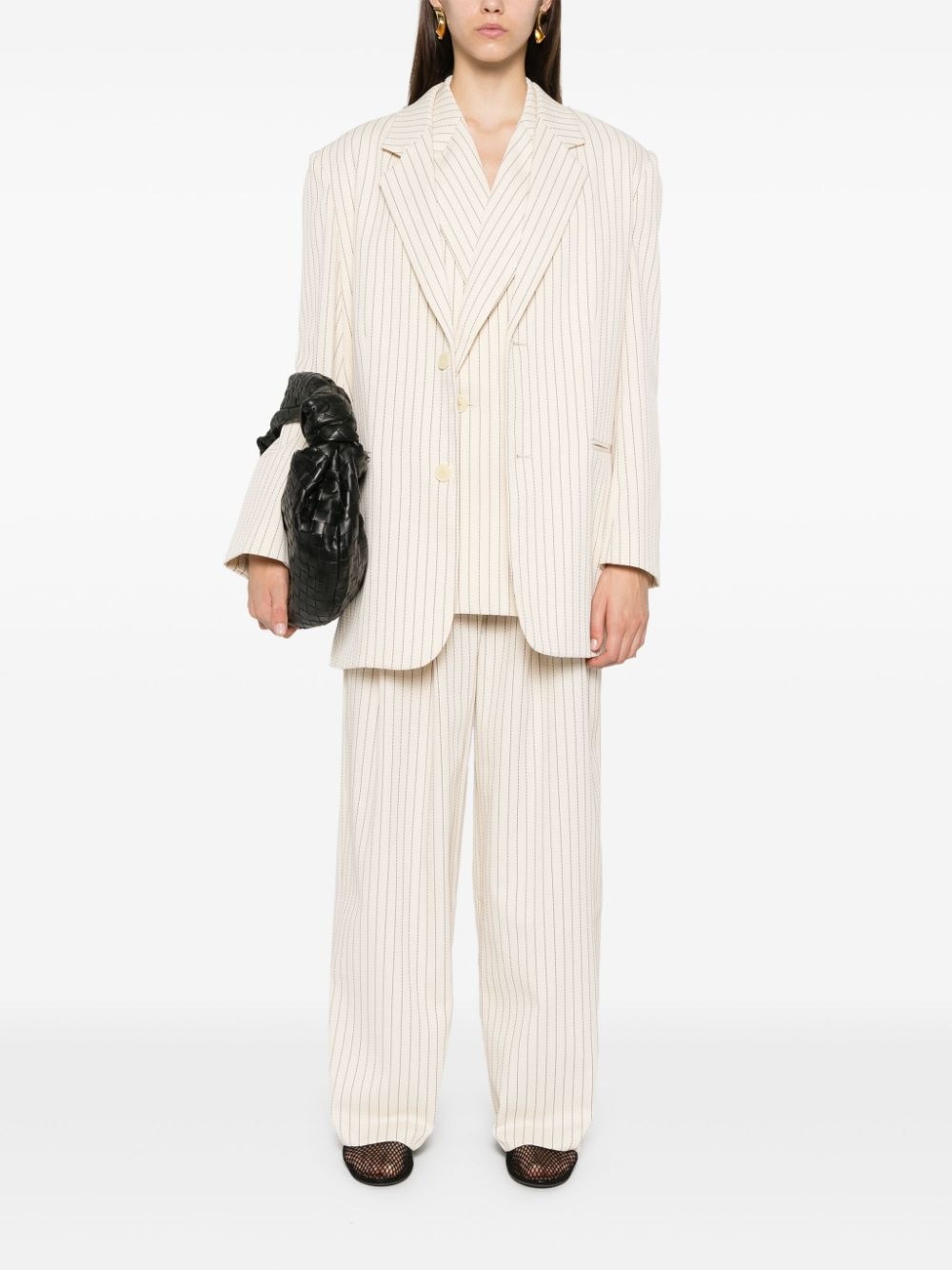 Ripley pinstriped wide-leg trousers - 2