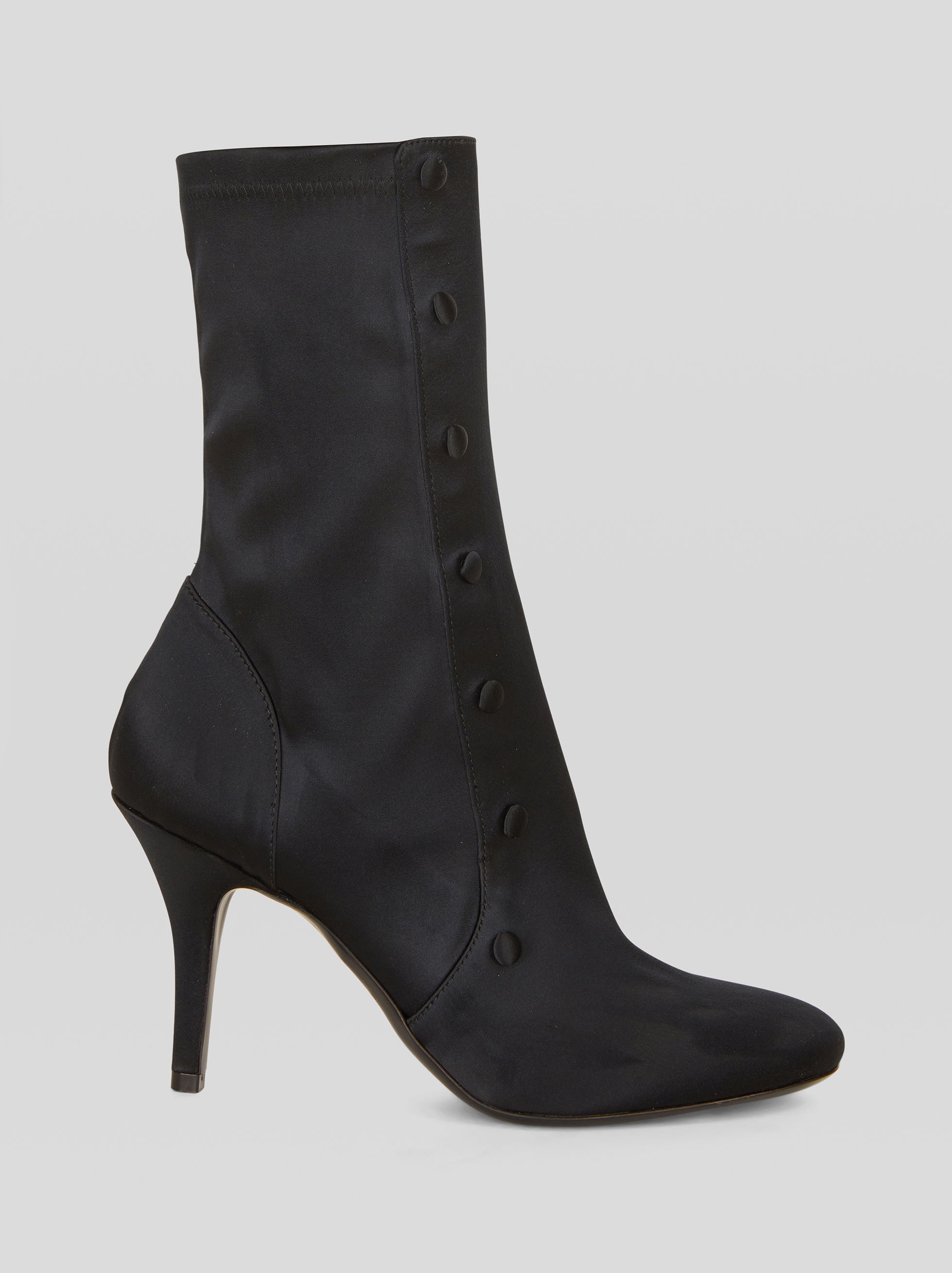 SATIN ANKLE BOOTS WITH BUTTONS - 1