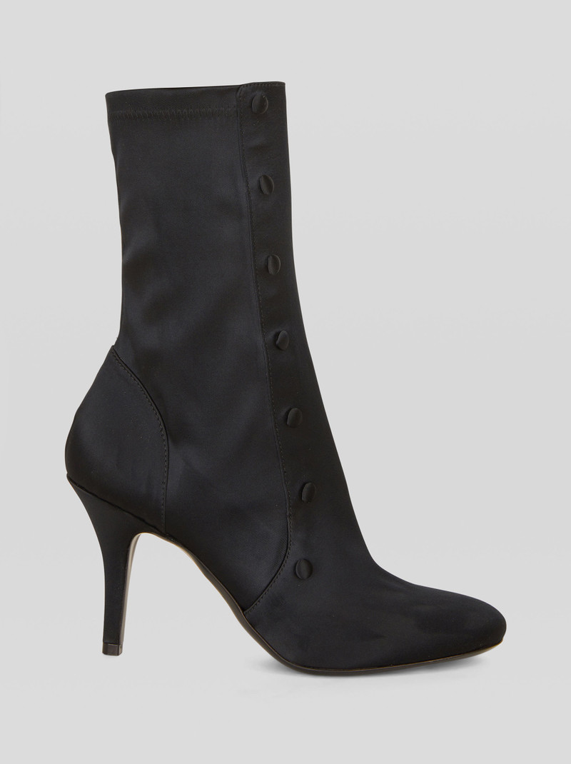 SATIN ANKLE BOOTS WITH BUTTONS 1
