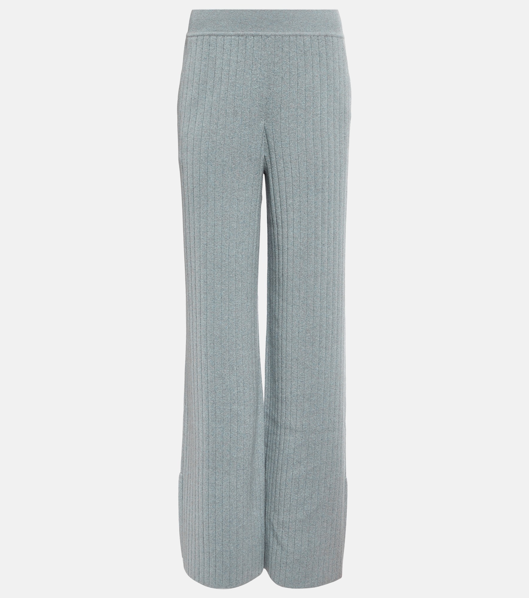 Ribbed-knit cashmere pants - 1