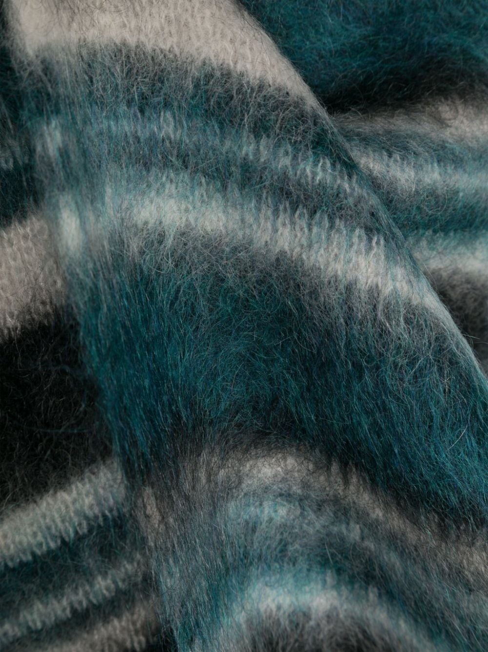 Duke striped brushed scarf - 3