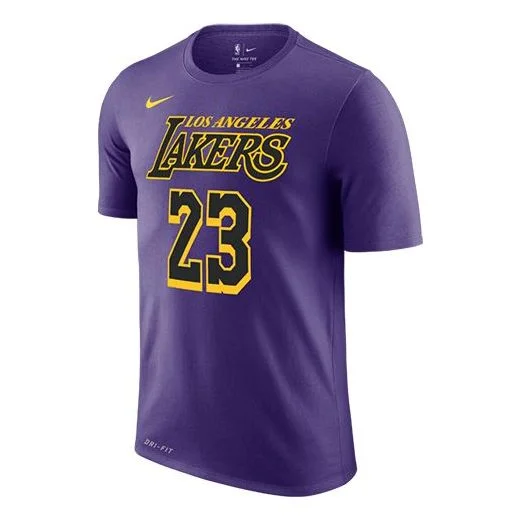 Nike LeBron Basketball Sports Short Sleeve LeBron James 23 Purple AO0895-551 - 1
