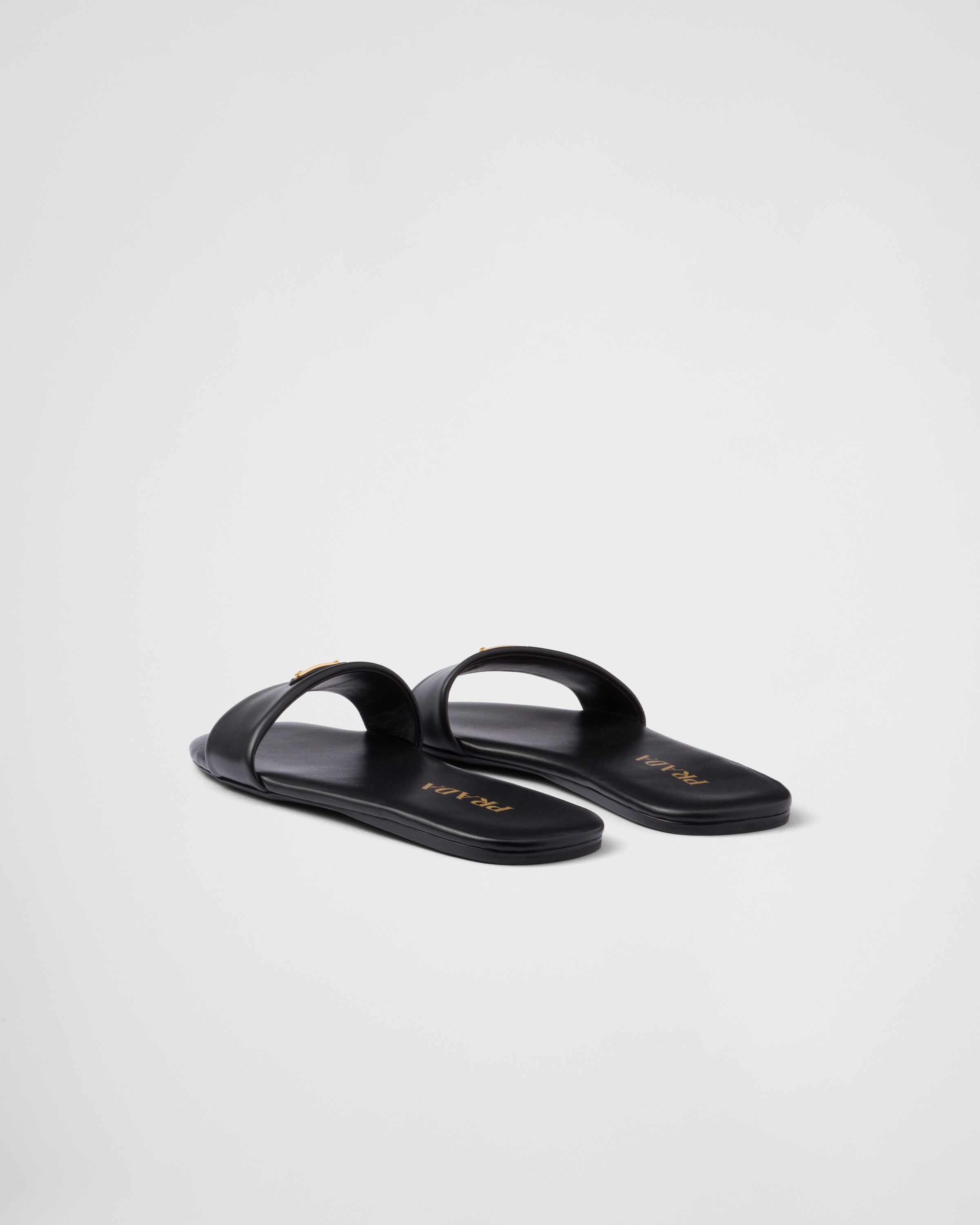 Leather slides - 4