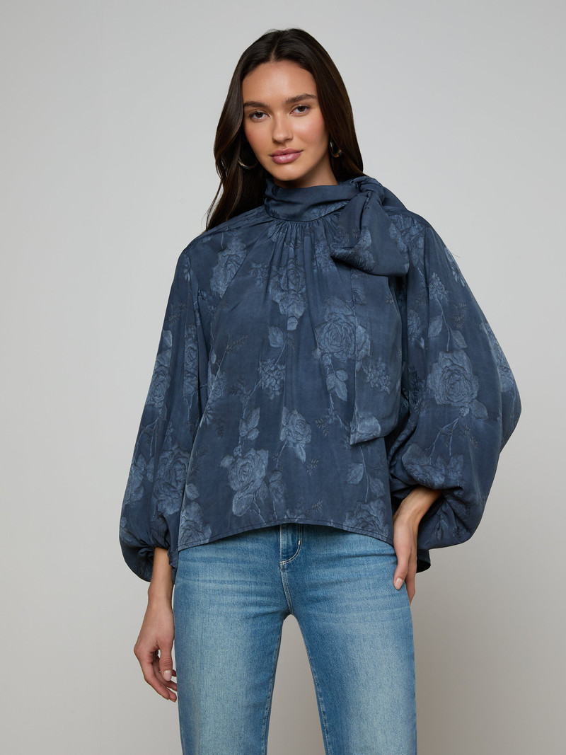 L'AGENCE Rhett Oversized Blouse outlook