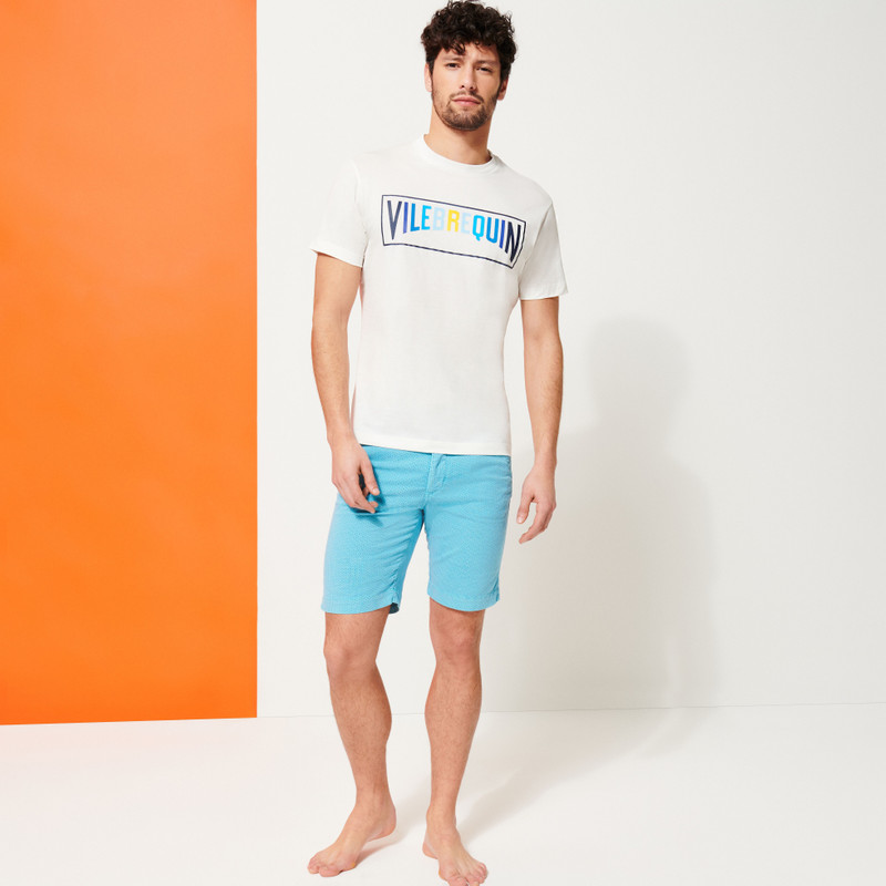 Men T-shirt Fancy Vilebrequin Logo Vilebrequin Multicolore 7