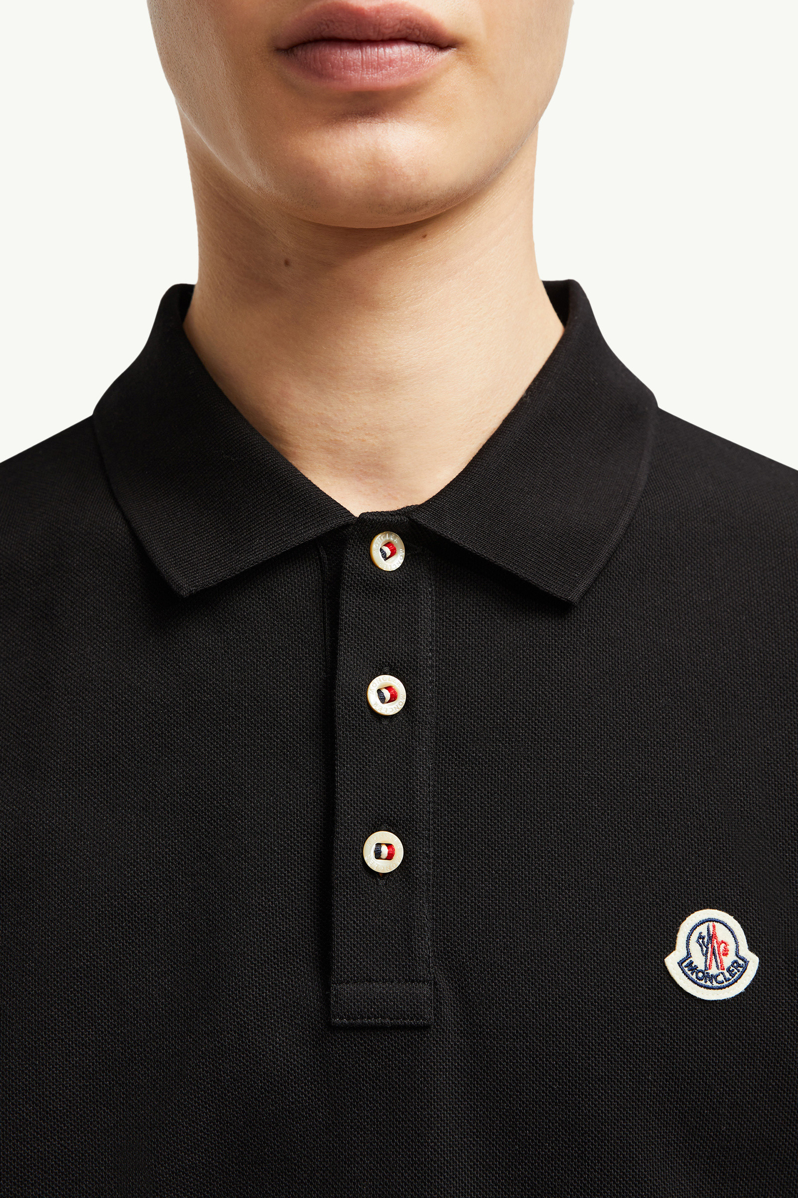 Logo Patch Cotton Polo Shirt - 6