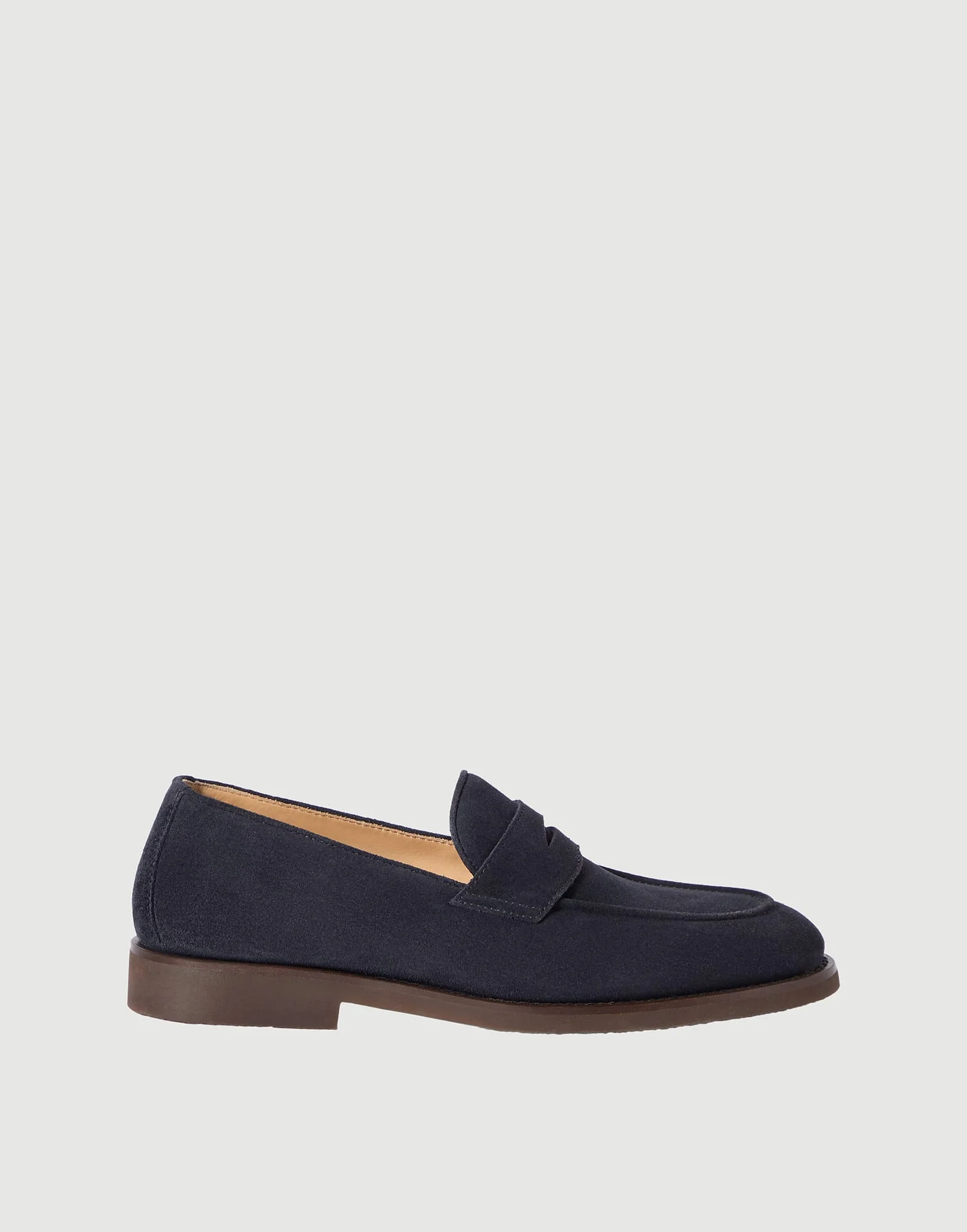 Suede penny loafers - 1