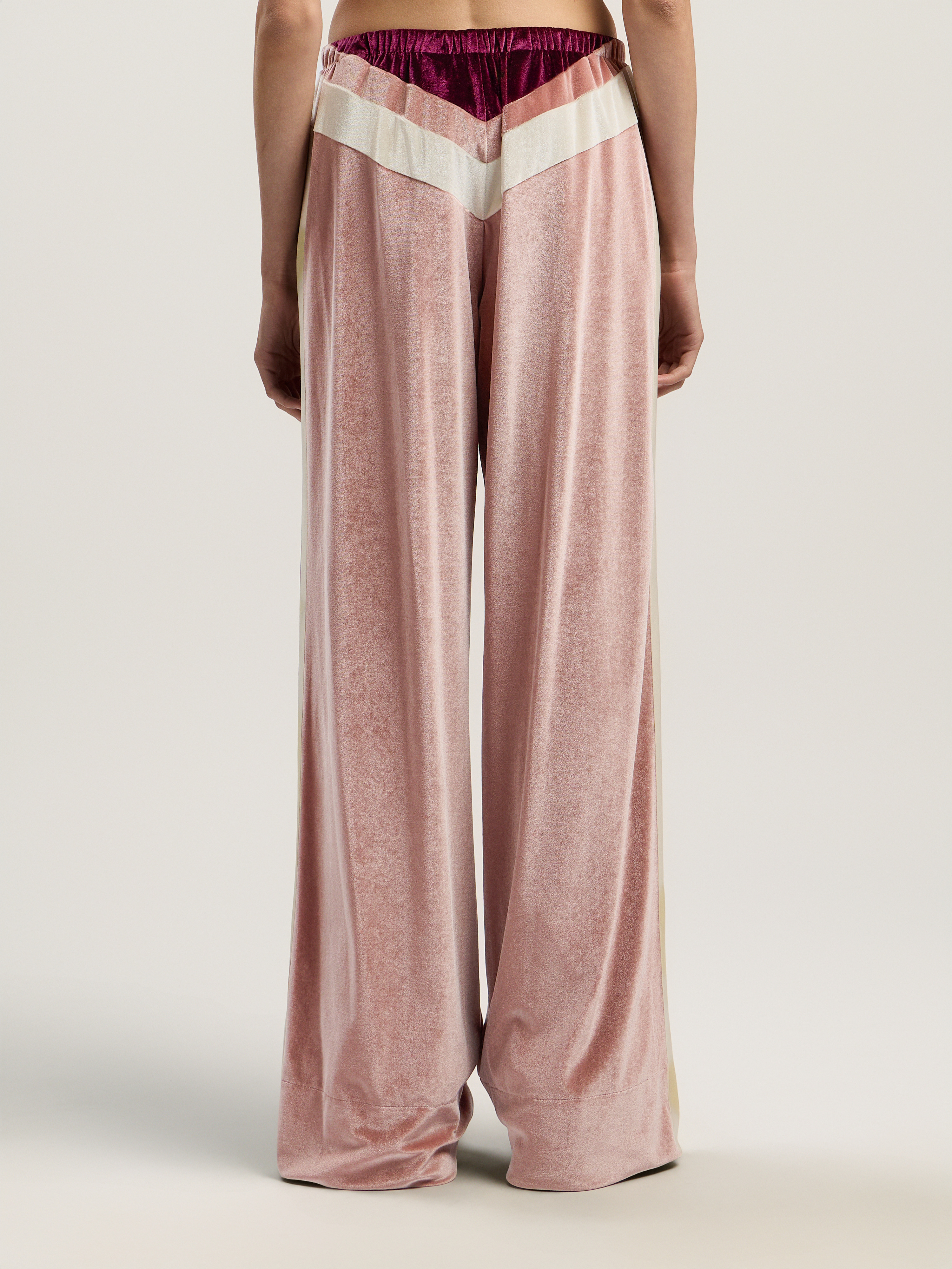 Colorblock Chenille Track Pants - 4