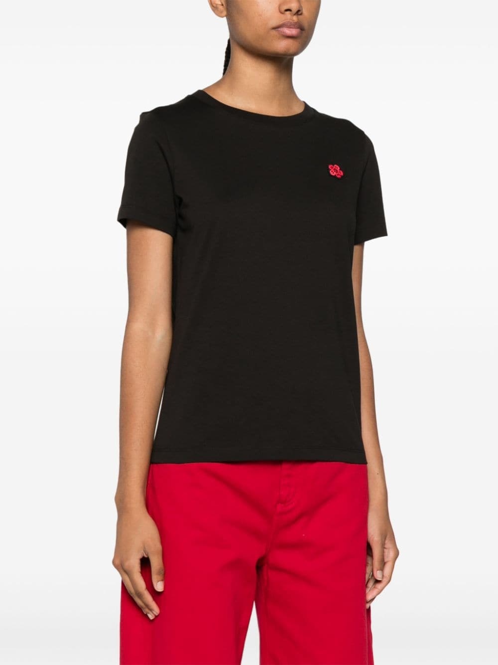 Boke Flower-patch cotton T-shirt - 3