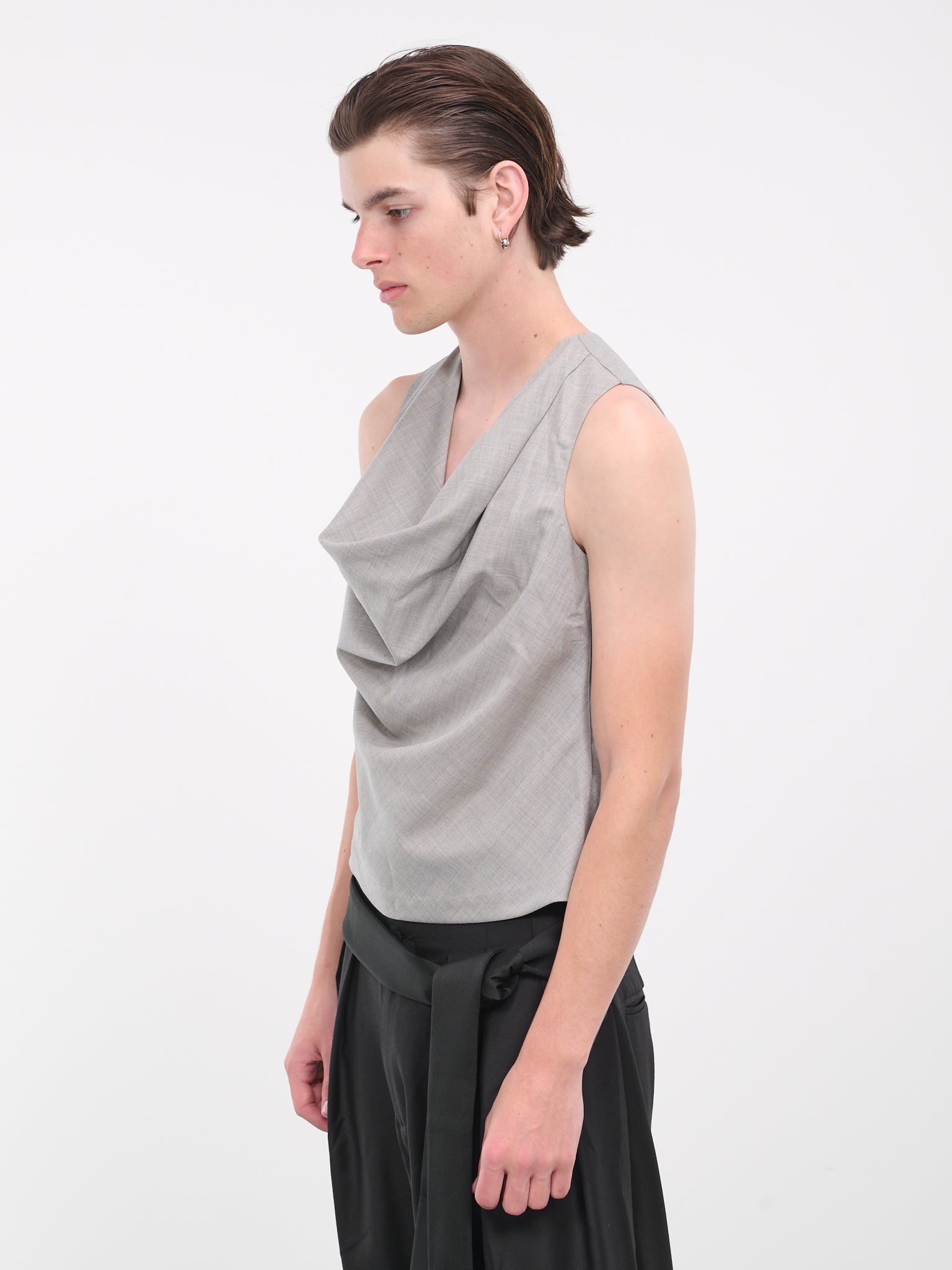 Draped Wool Top - 2