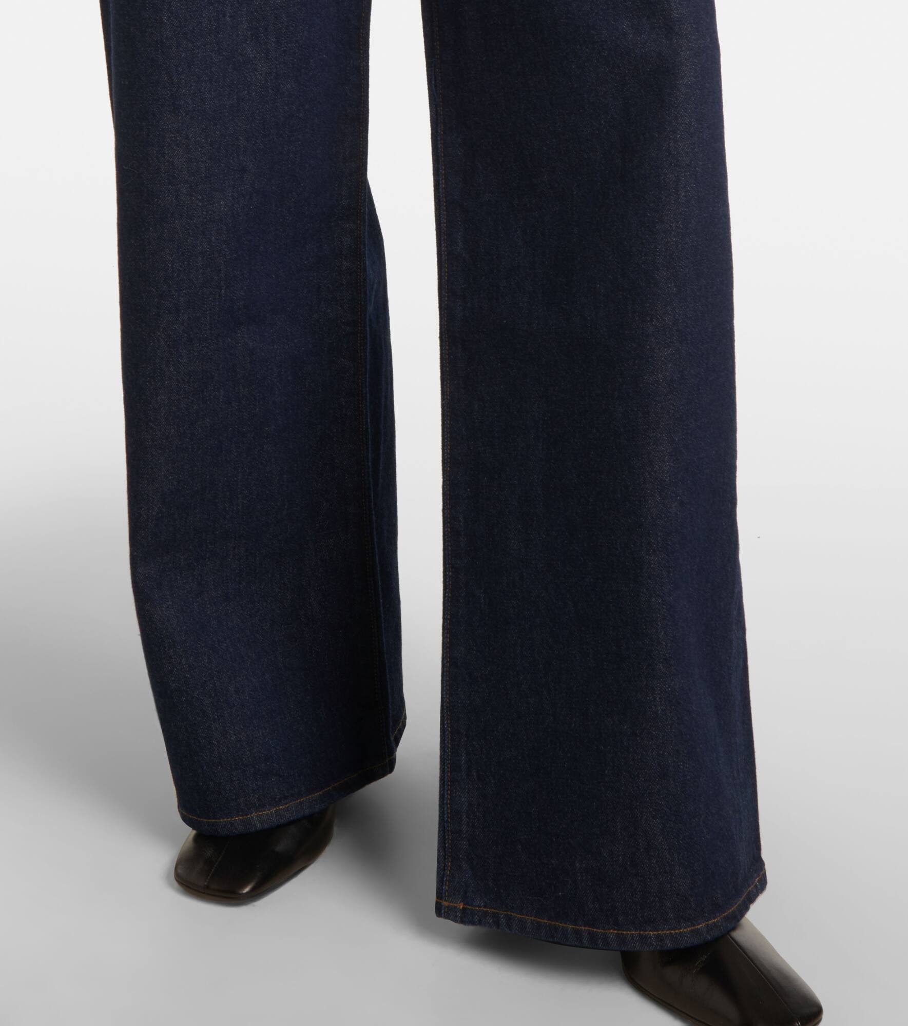 Ayla high-rise wide-leg jeans - 5