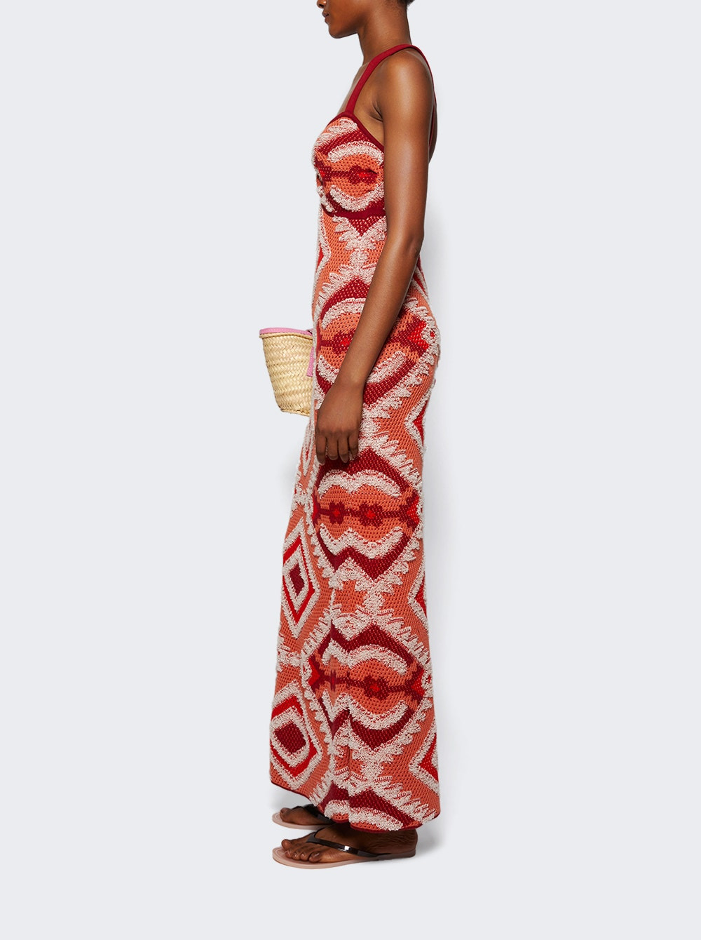Vintage Affair Midi Dress Salmon - 3