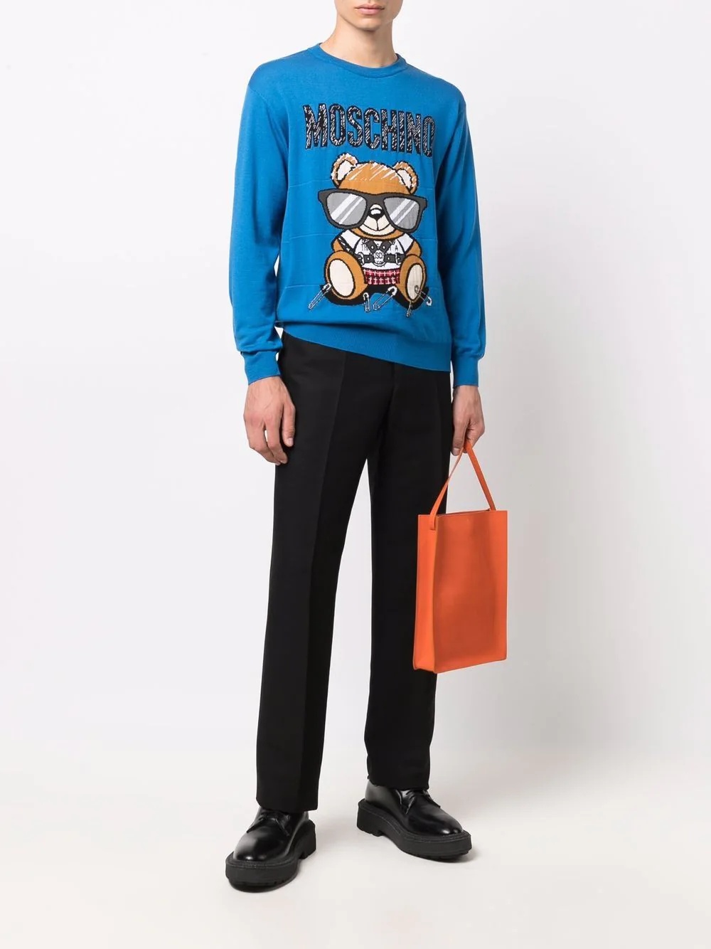 toy-bear print jumper - 2