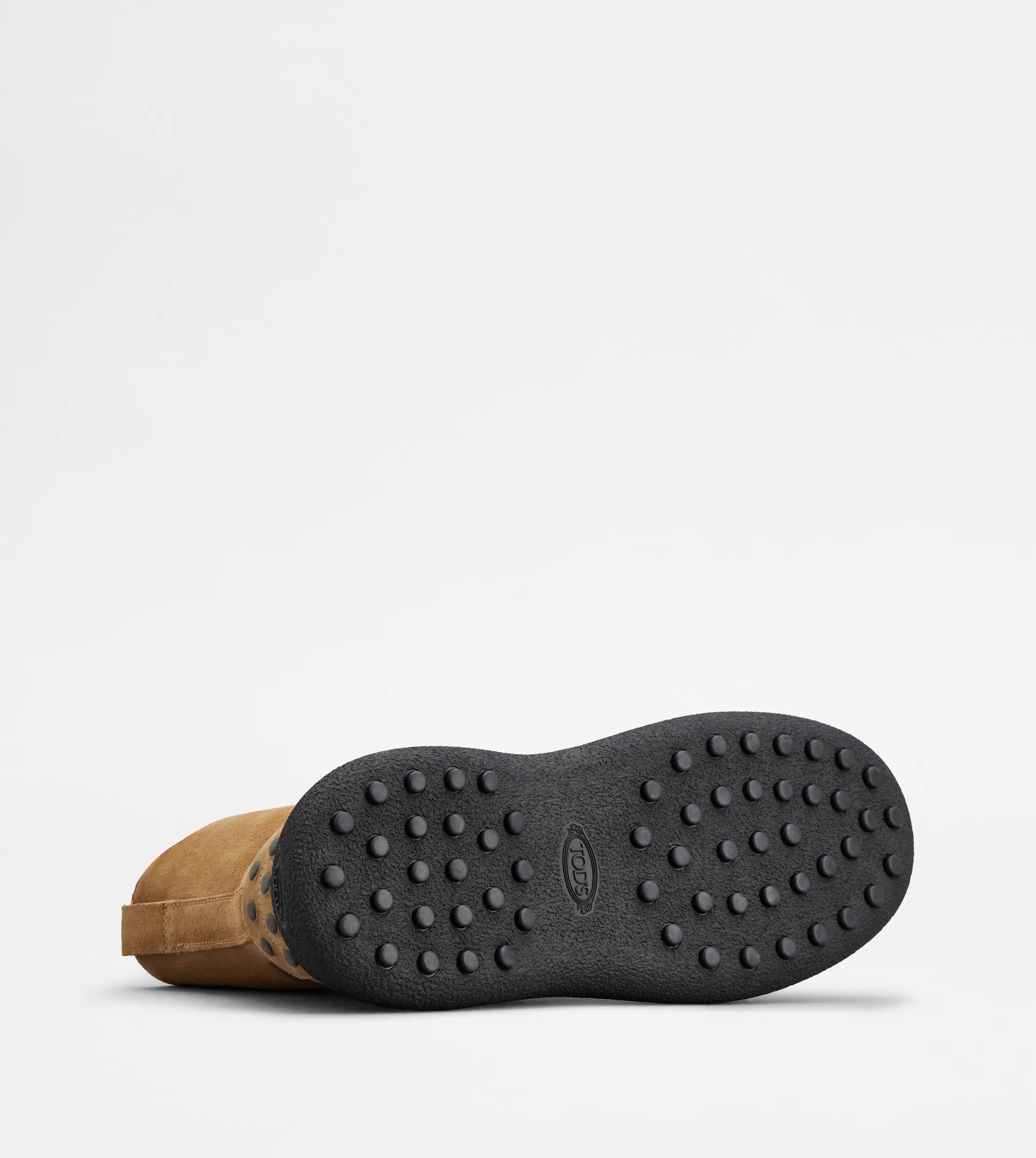 TOD'S W. G. LACE-UP ANKLE BOOTS IN SUEDE - BROWN - 4