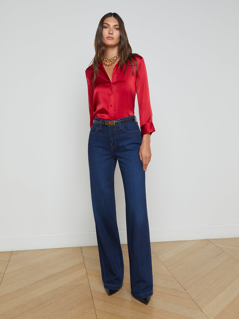 L'AGENCE Clayton Wide-Leg Jean outlook