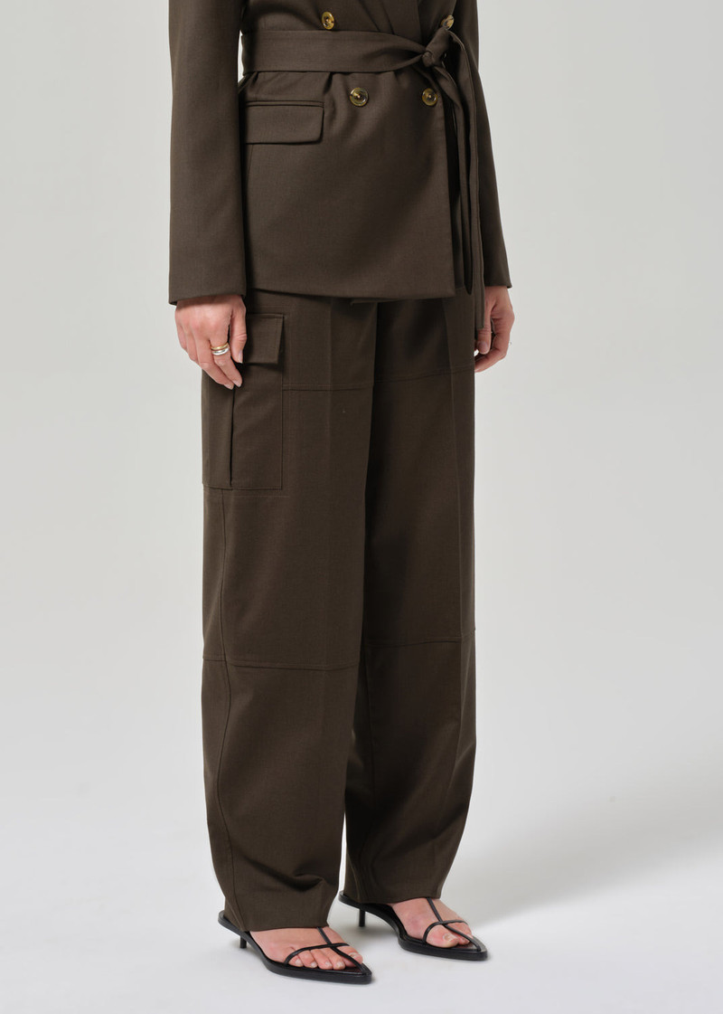 Tailored Cargo Pant In Tobacco 1
