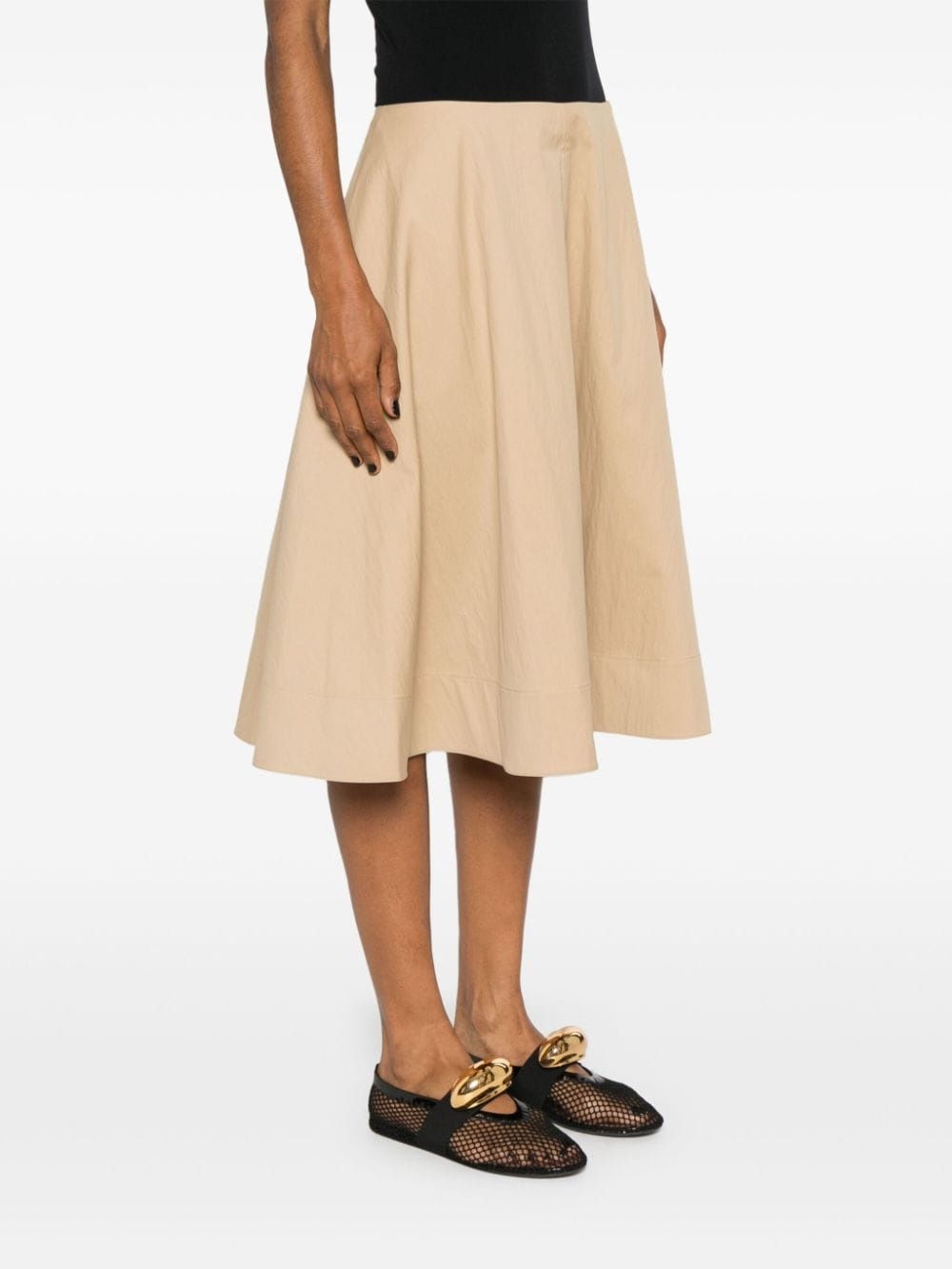 Renta twill midi skirt - 3