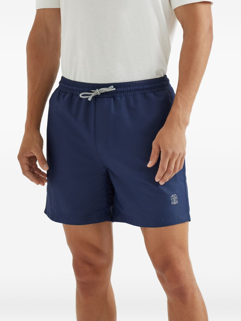 Brunello Cucinelli drawstring swim shorts outlook