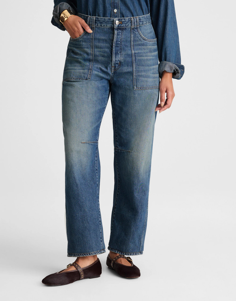 The Curvy Darted Barrel-Leg Jean 3