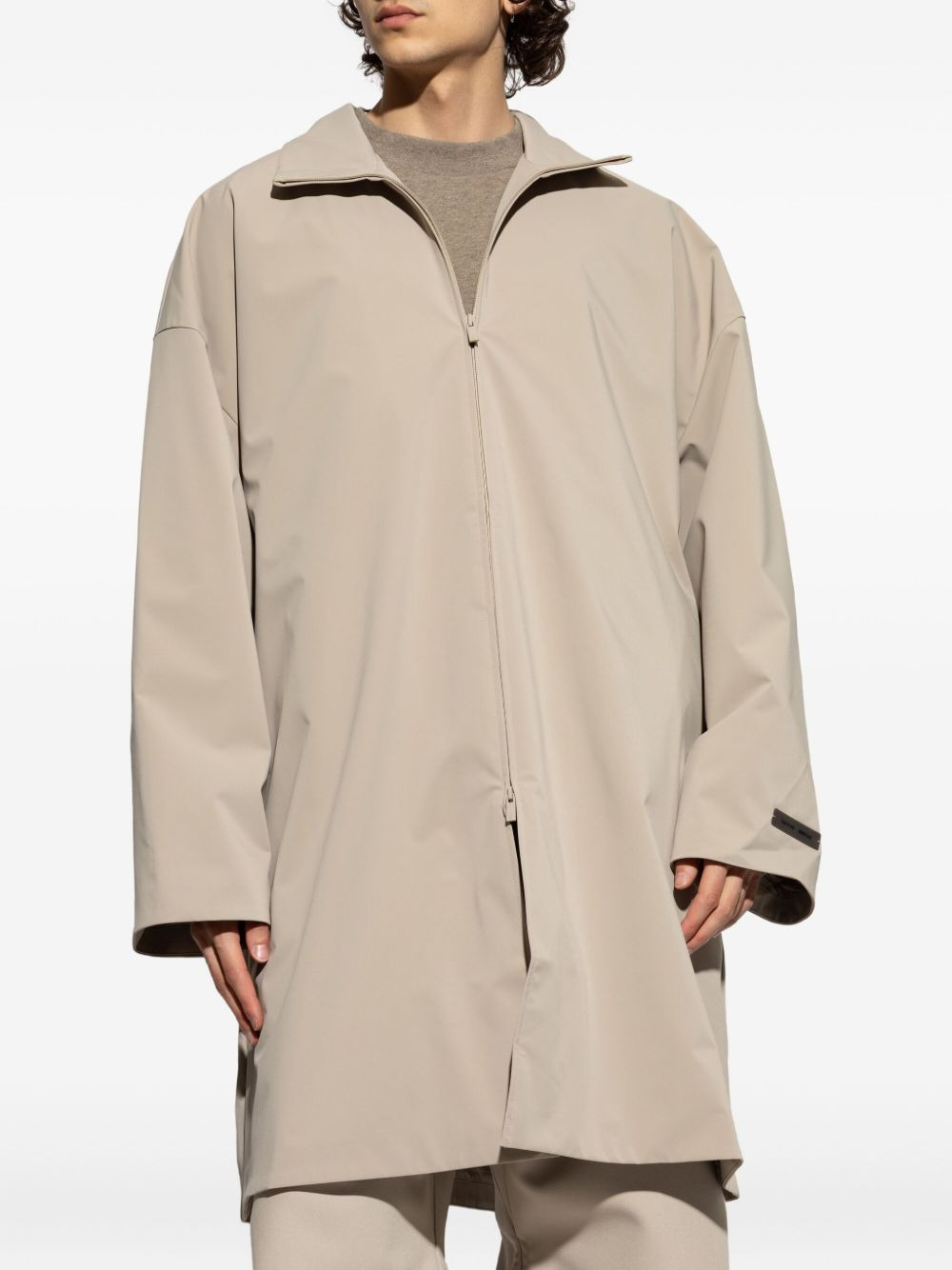 Timber zip-front coat - 3
