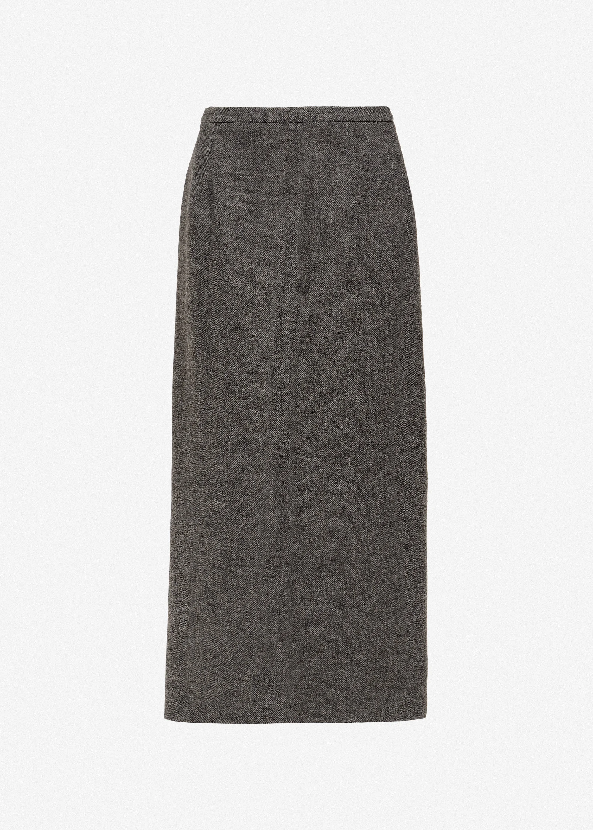 Seamless pencil skirt in grey - 1
